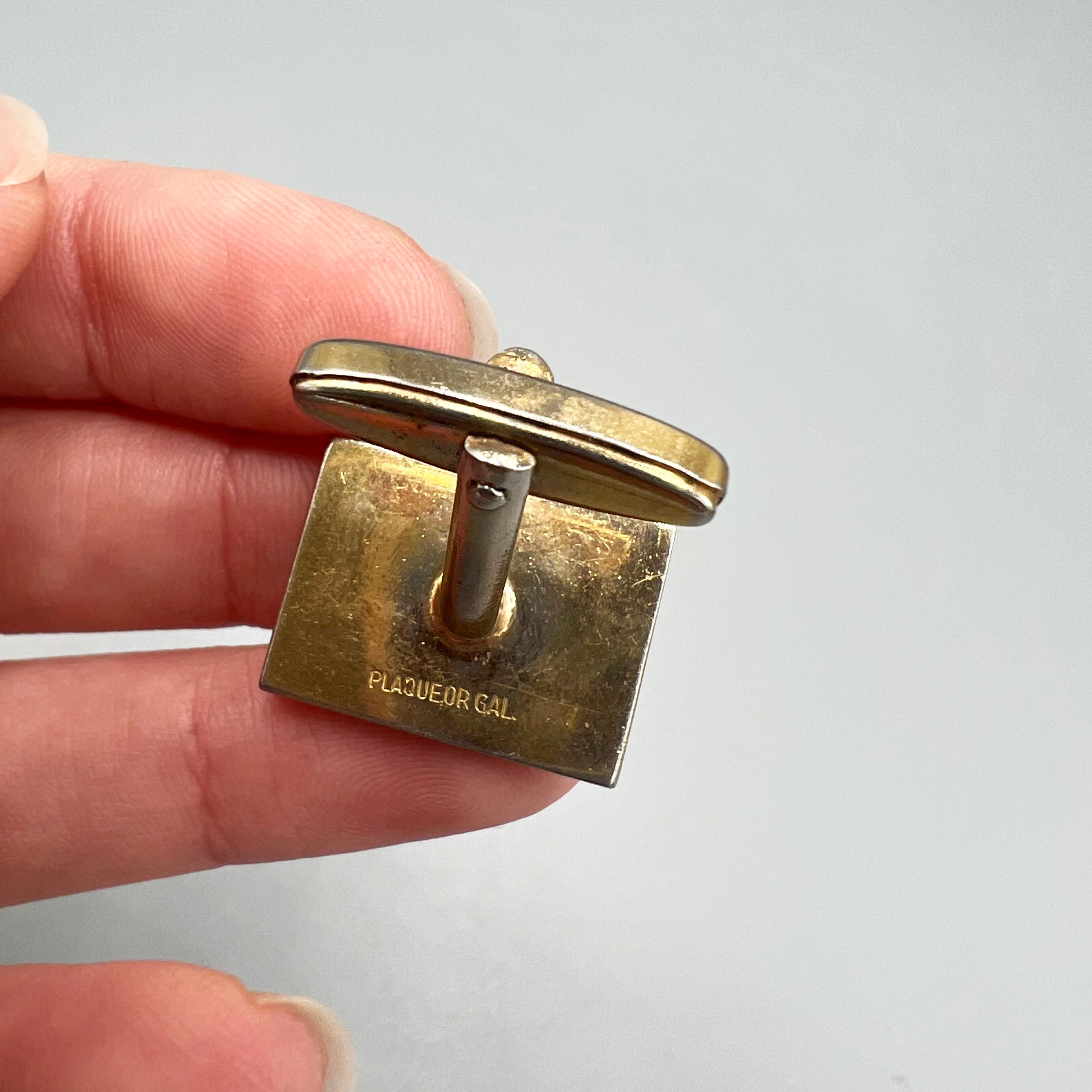 Boutons de Manchette Dorés