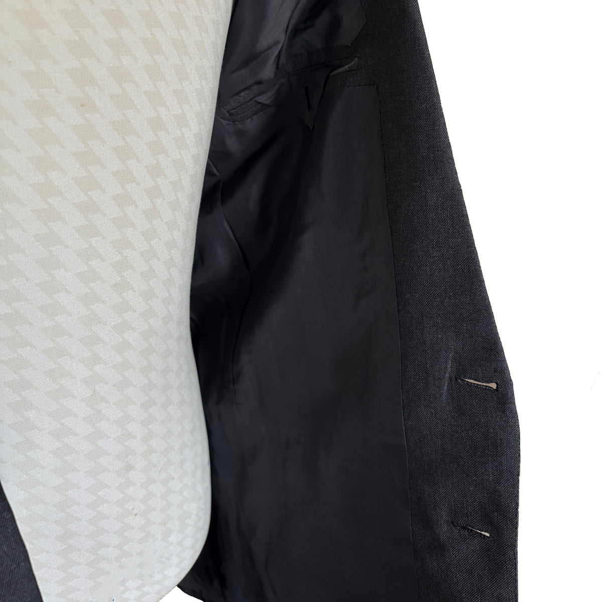 Costume Cifonelli sur mesure gris acier