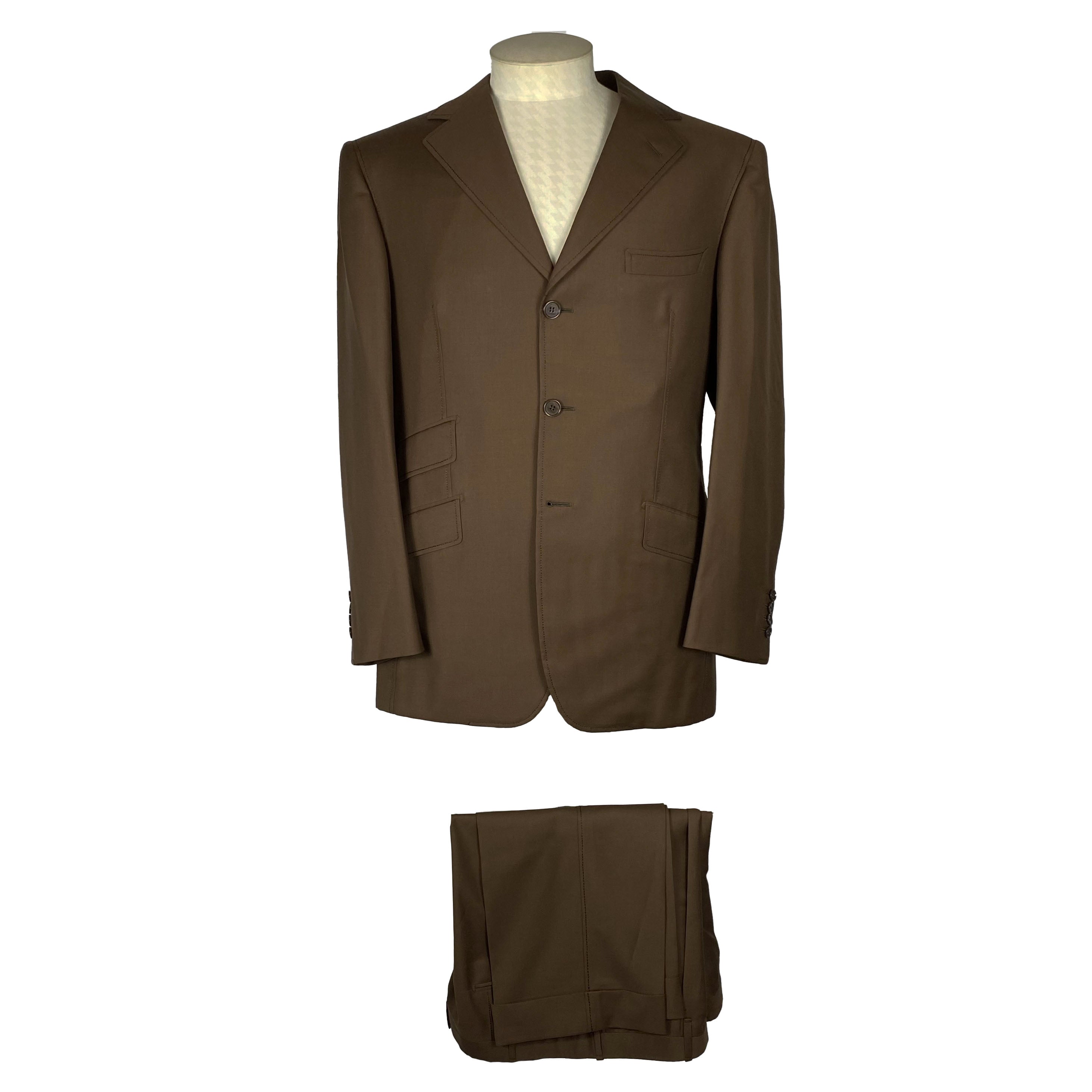 Costume marron GAETANO ALOISIO
