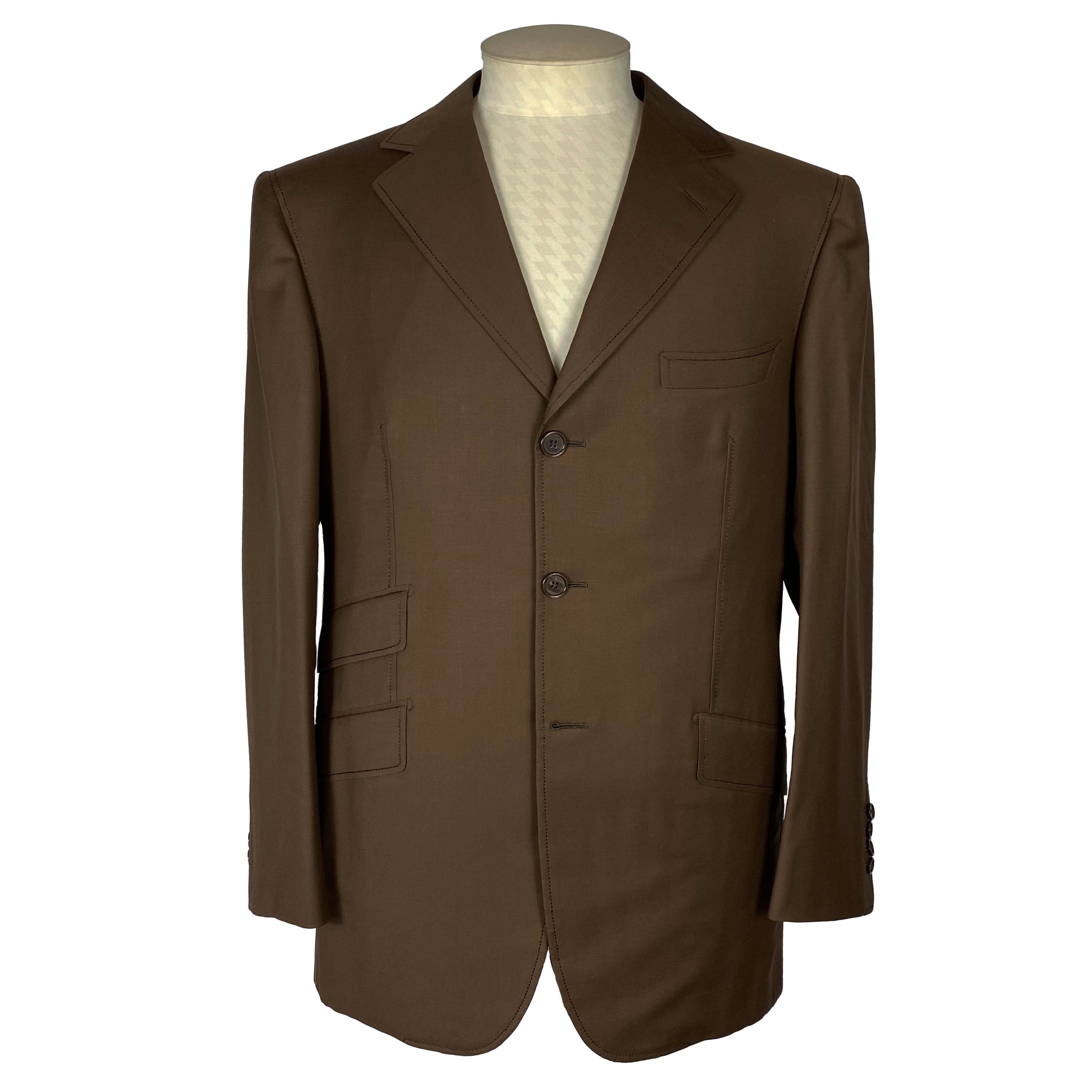 Costume marron GAETANO ALOISIO