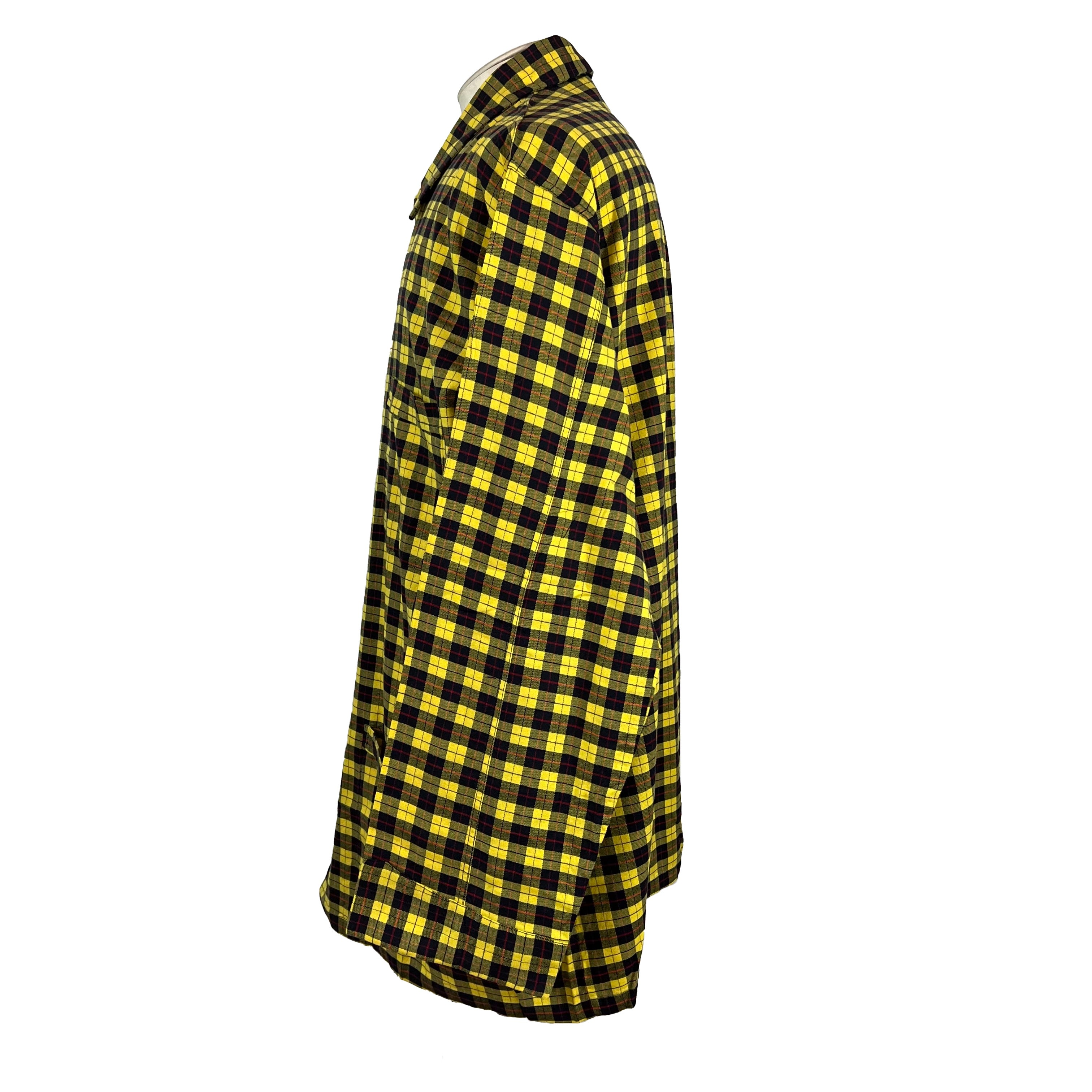 Pyjama jaune à carreaux Derek Rose