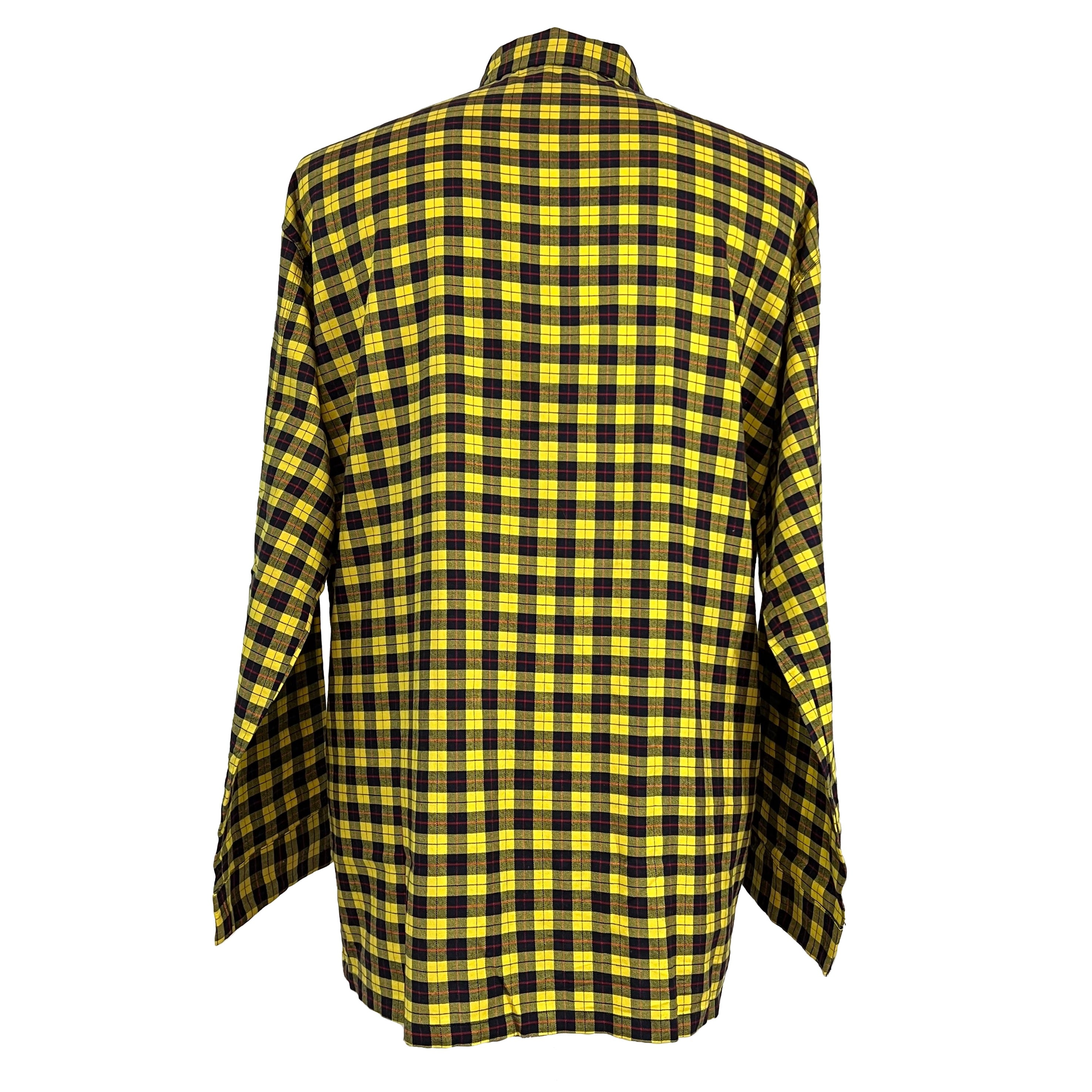 Pyjama jaune à carreaux Derek Rose