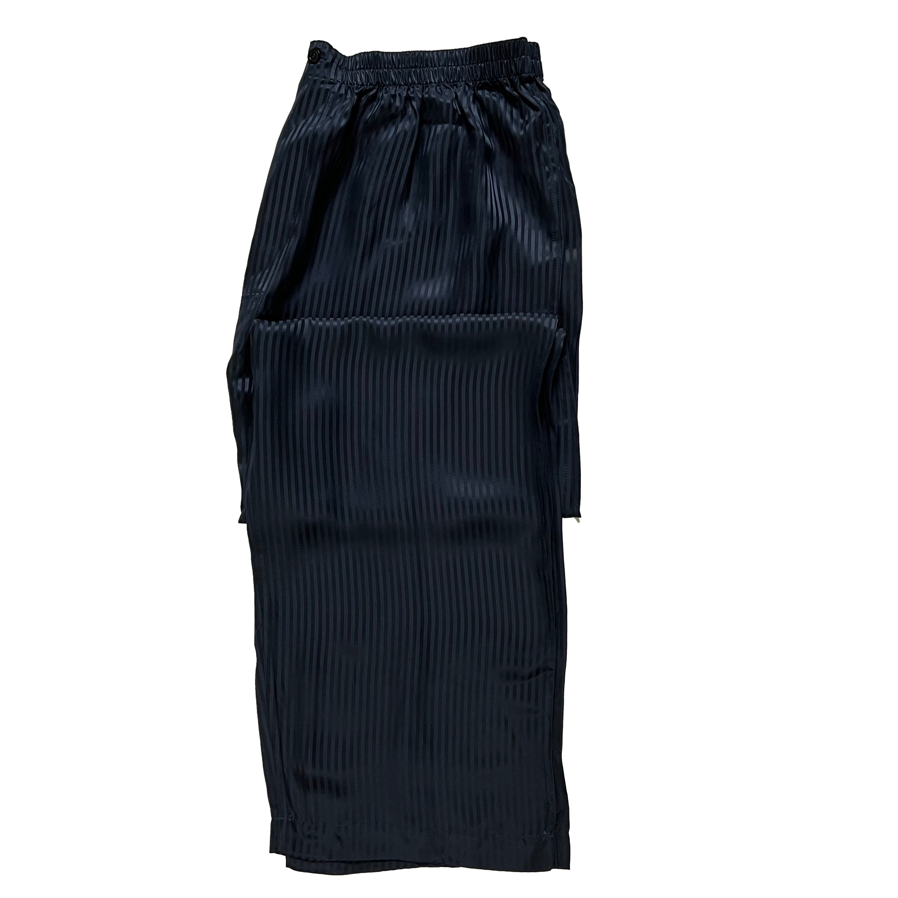 Pyjama en soie à rayures fines Perofil