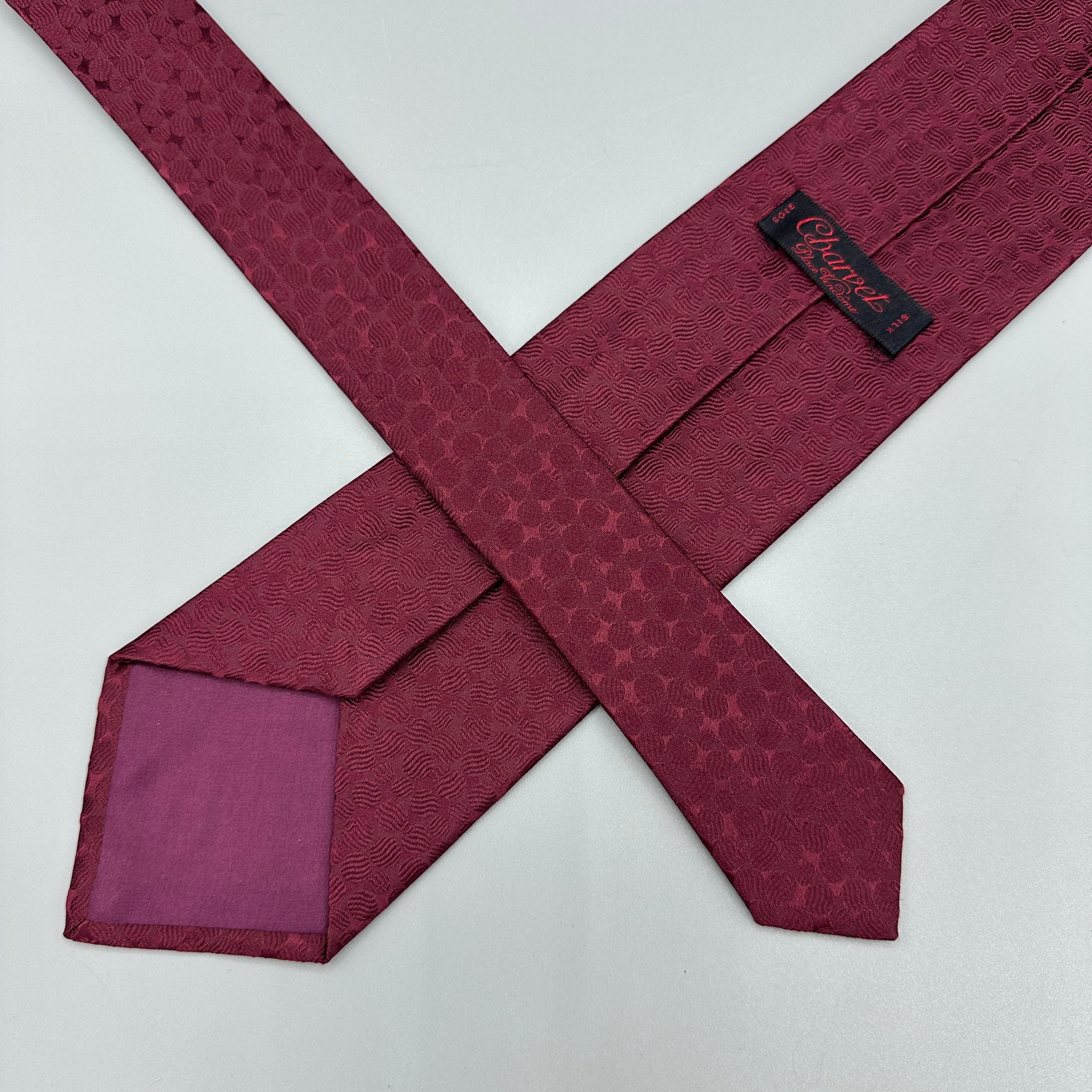 Cravate bordeaux Charvet
