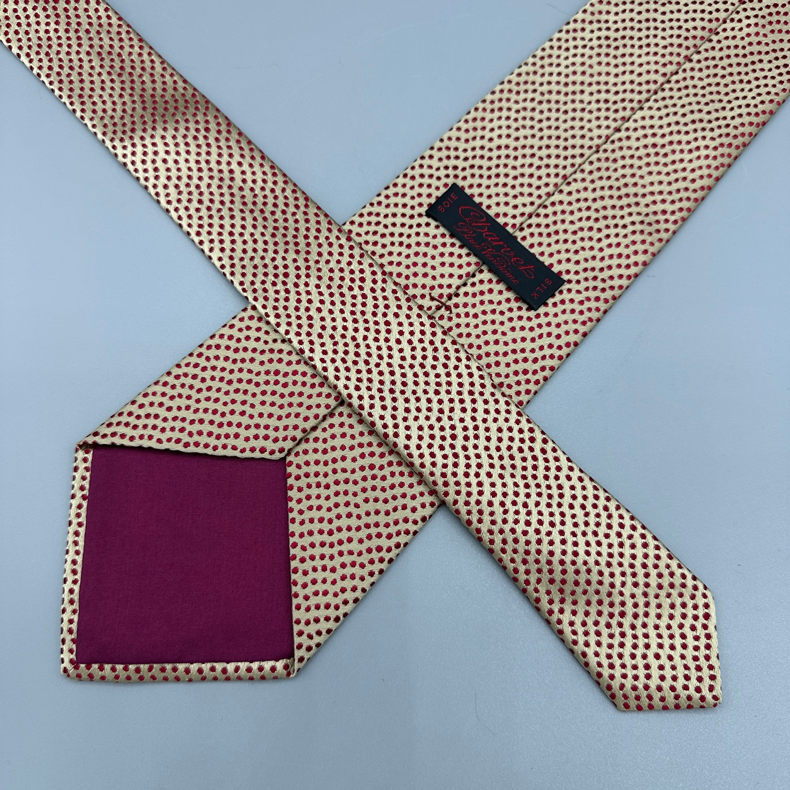 Cravate dorée Charvet