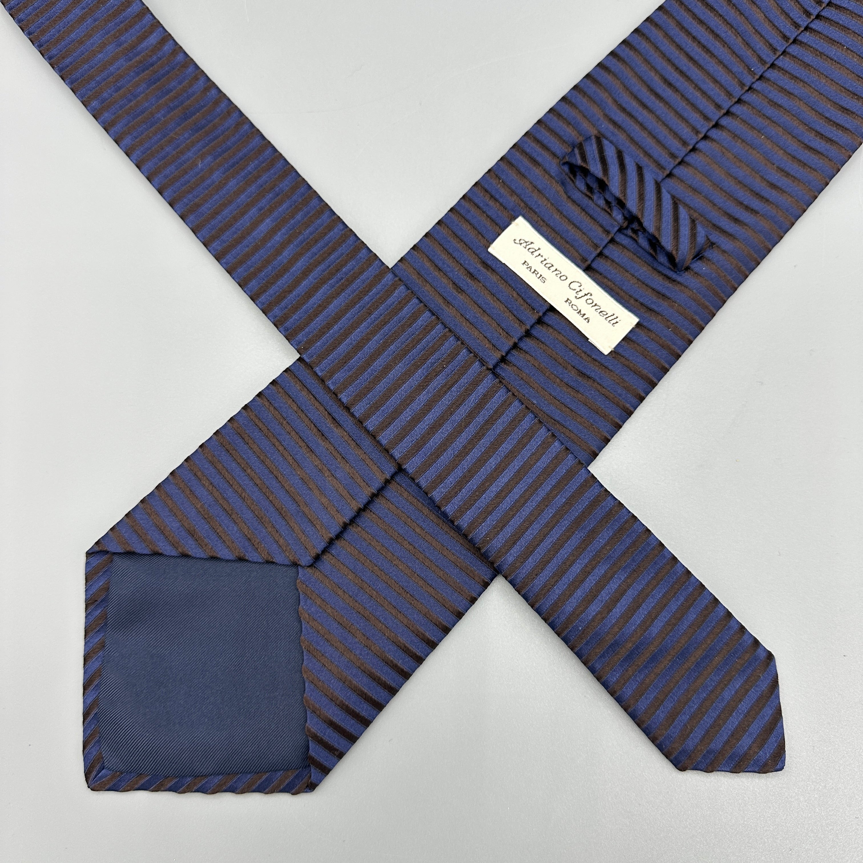 Cravate bleue Cifonelli