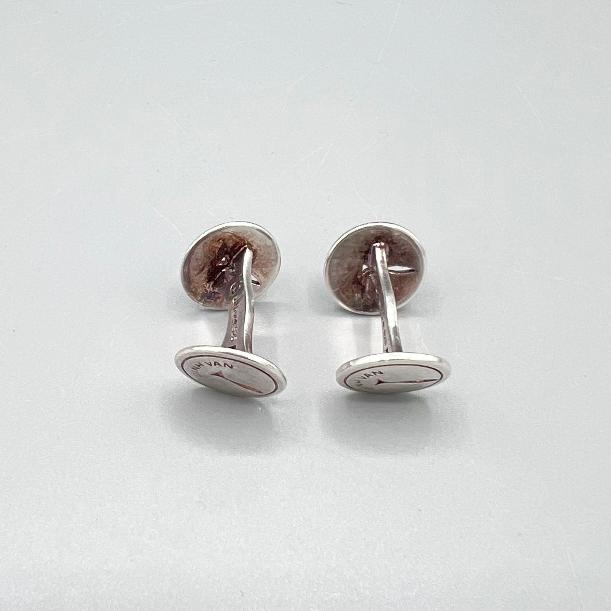 Boutons de manchette Dinh Van en argent
