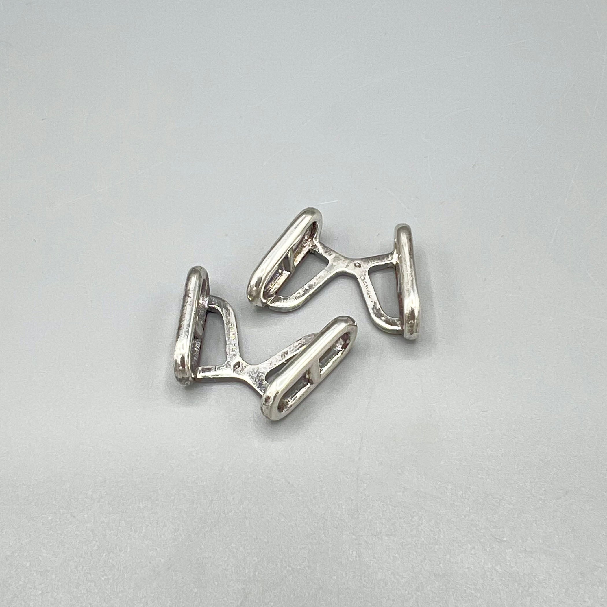 Boutons de manchette Chaîne d'Ancre Hermès