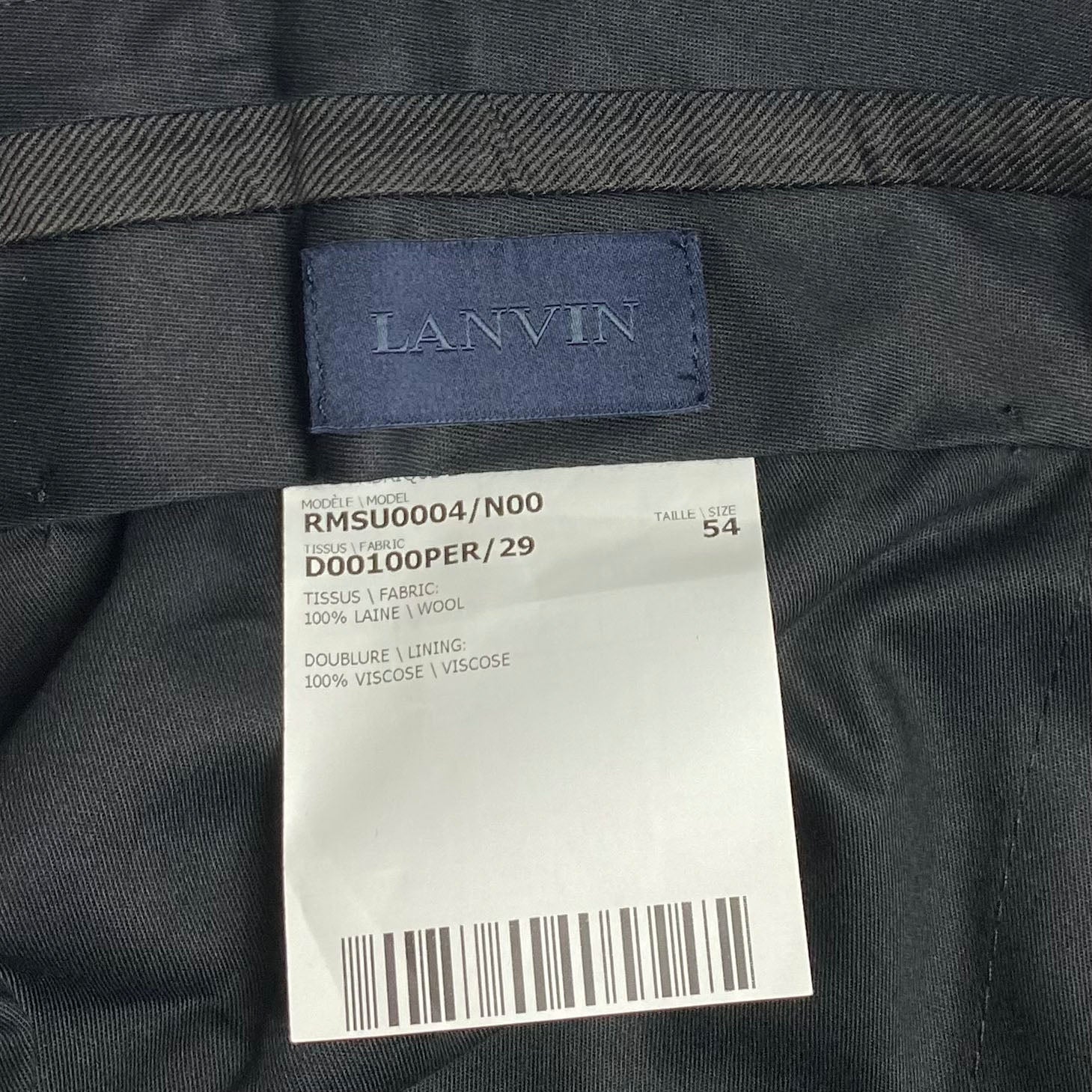Costume 2 boutons Lanvin