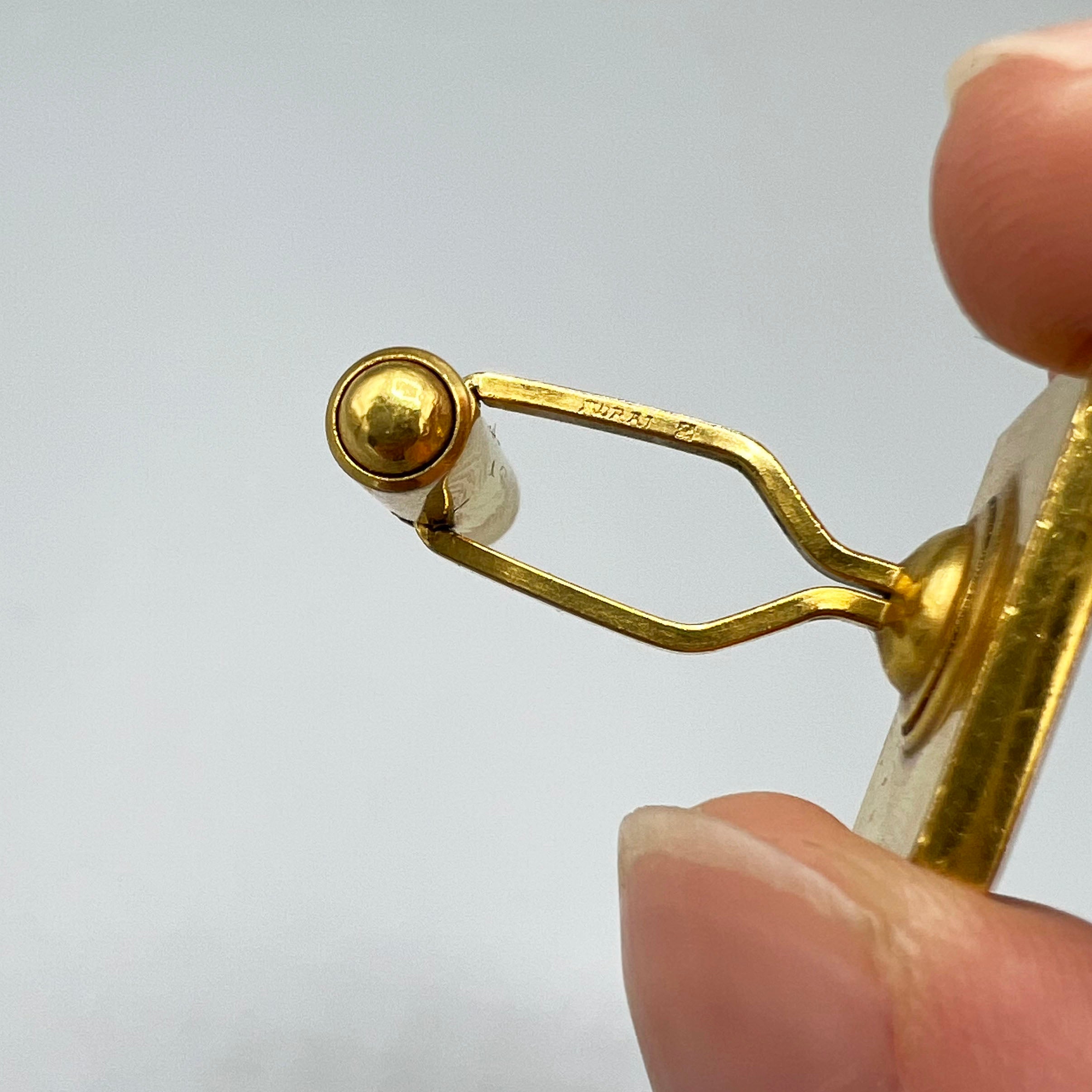 Boutons de manchette dorés Murat