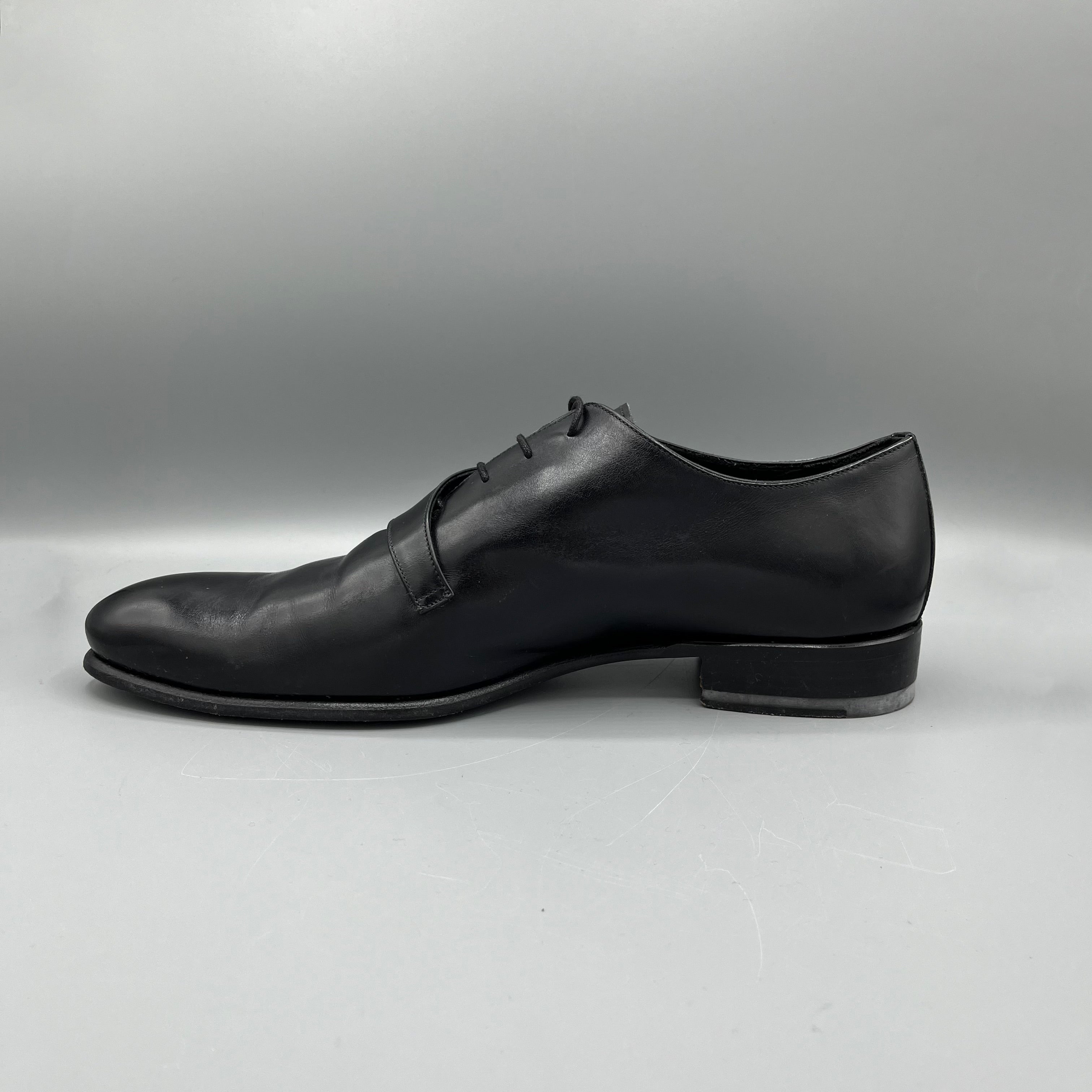 Derbies noires à doubles boucles Smalto