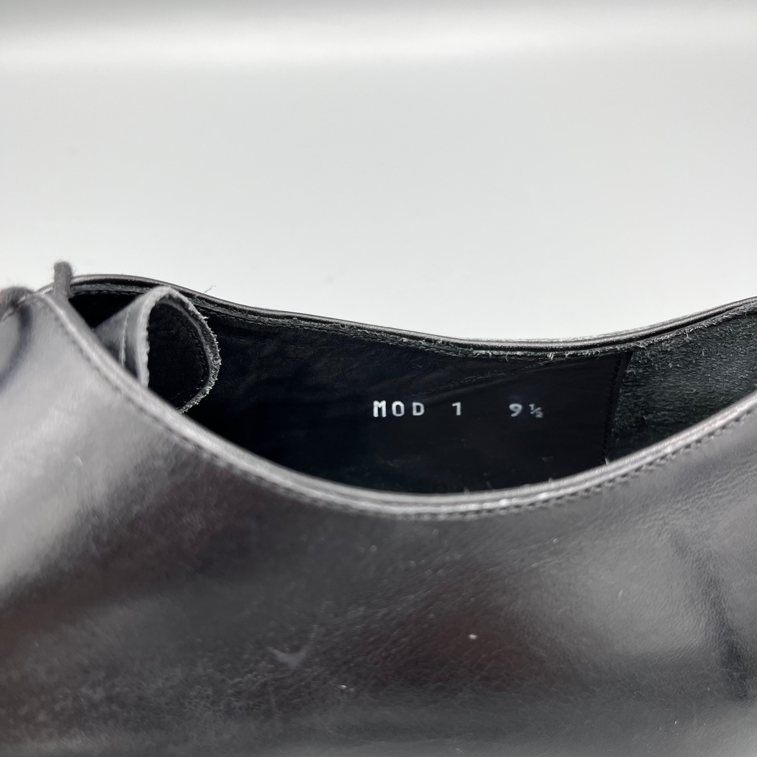 Derbies noires à doubles boucles Smalto