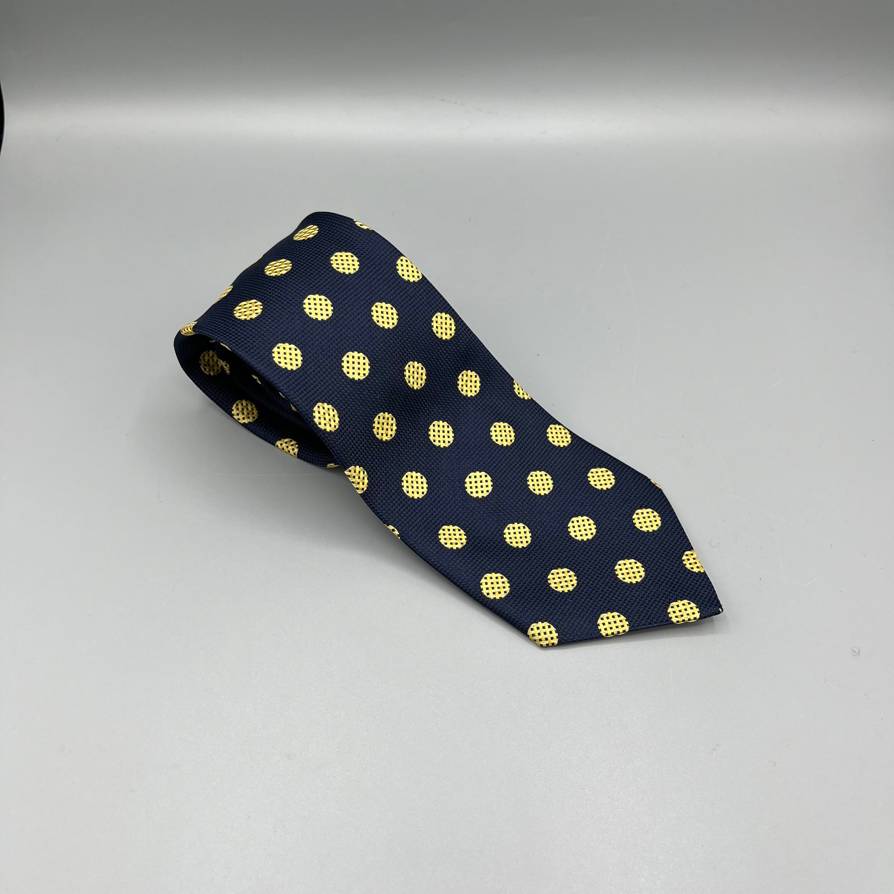 Cravate bleue et dorée  Christian Dior