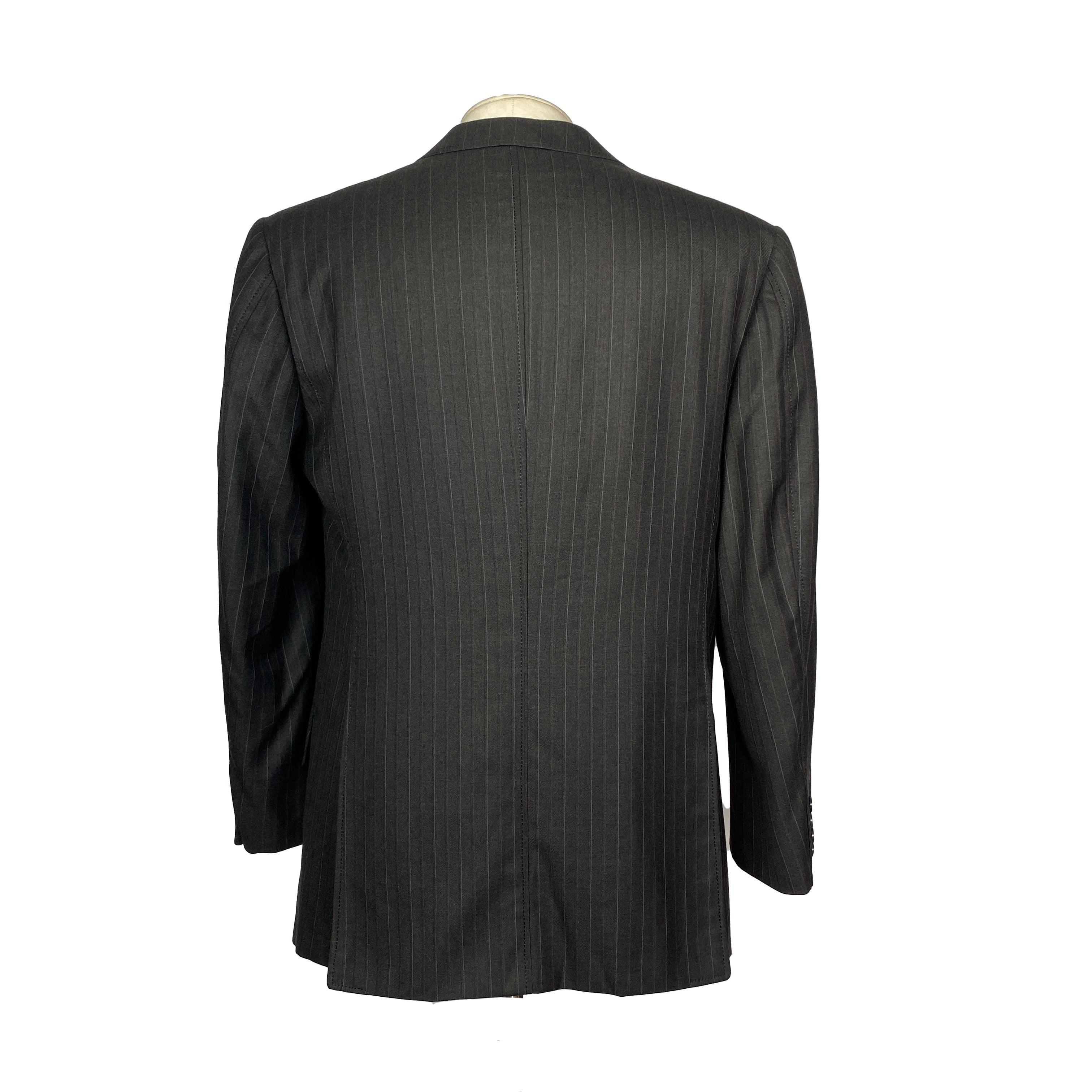 Costume gris à rayures Gaetano Aloisio