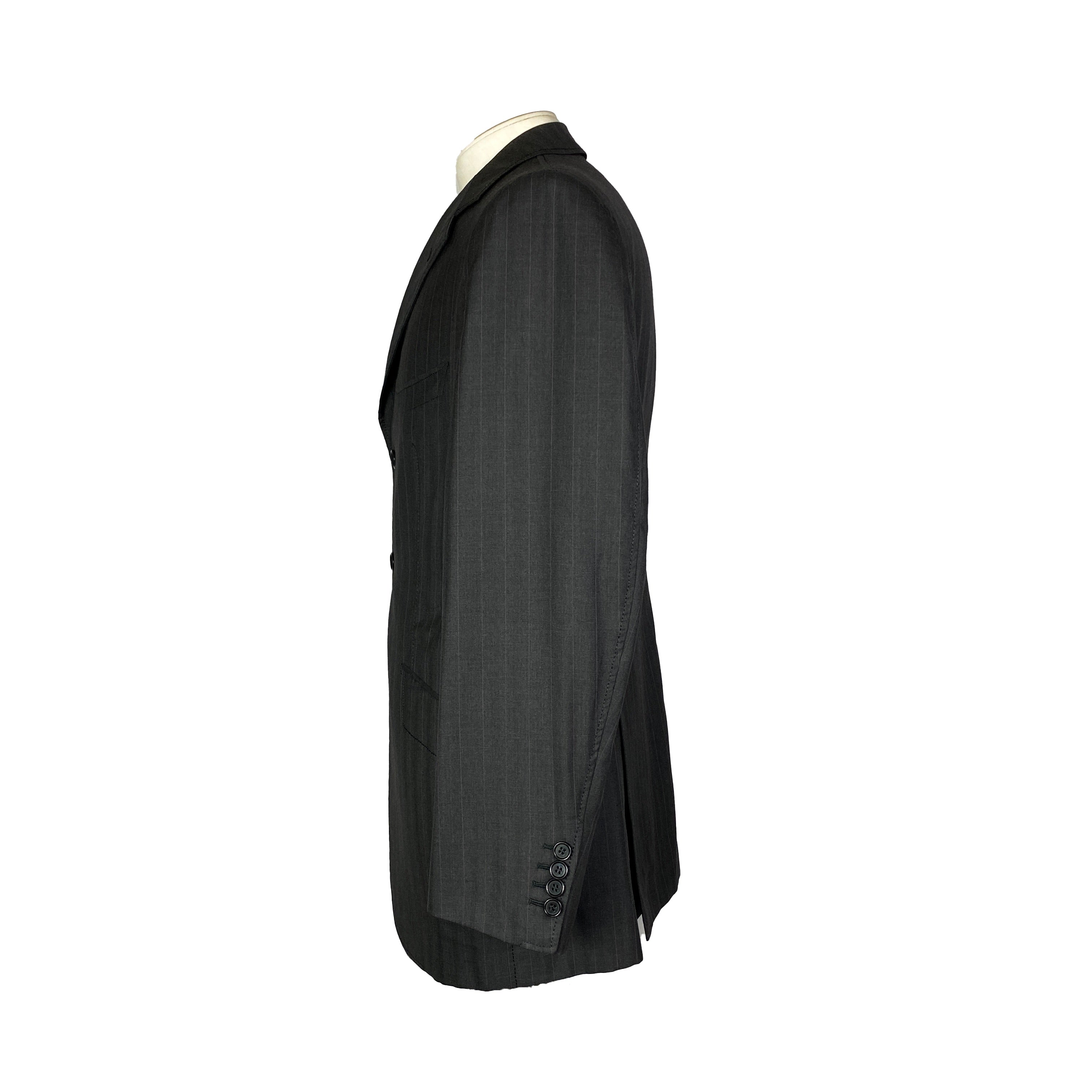 Costume gris à rayures Gaetano Aloisio