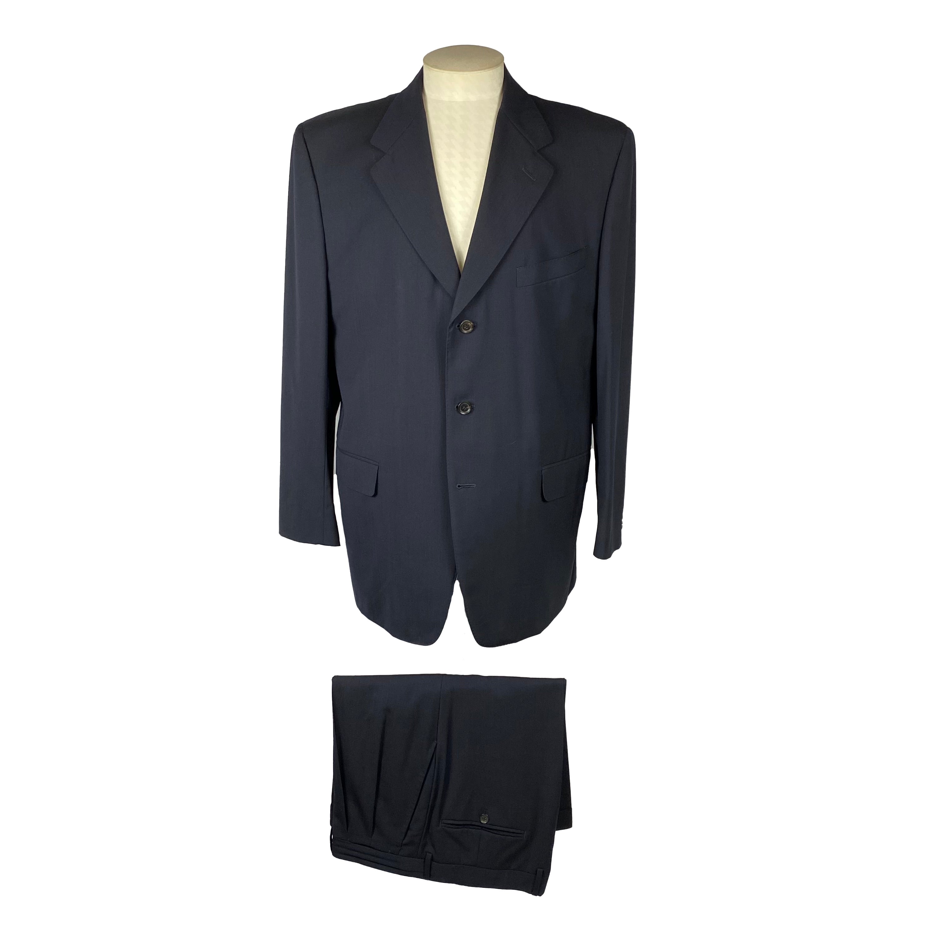 Costume bleu marine non doublé Christian Dior