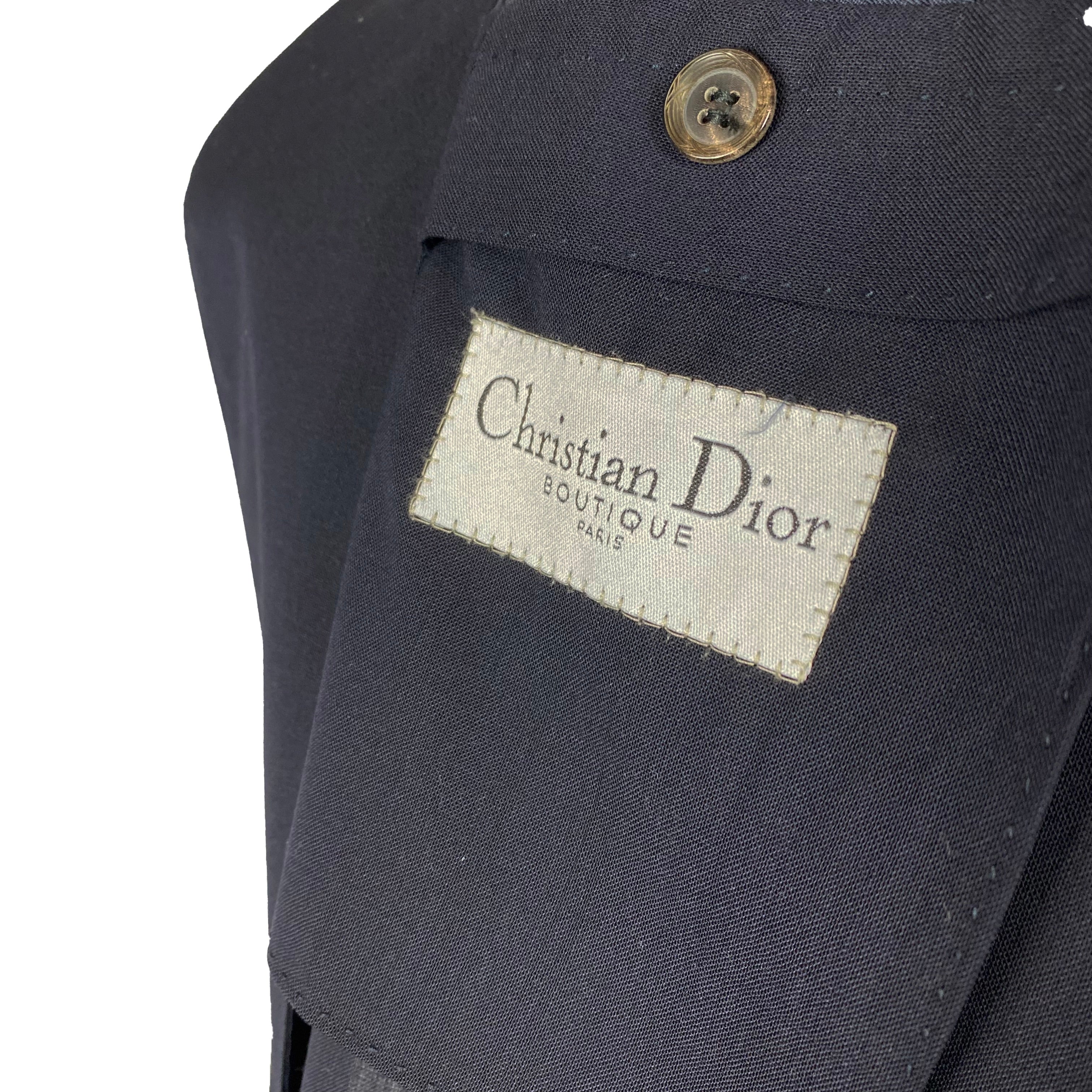 Costume bleu marine non doublé Christian Dior