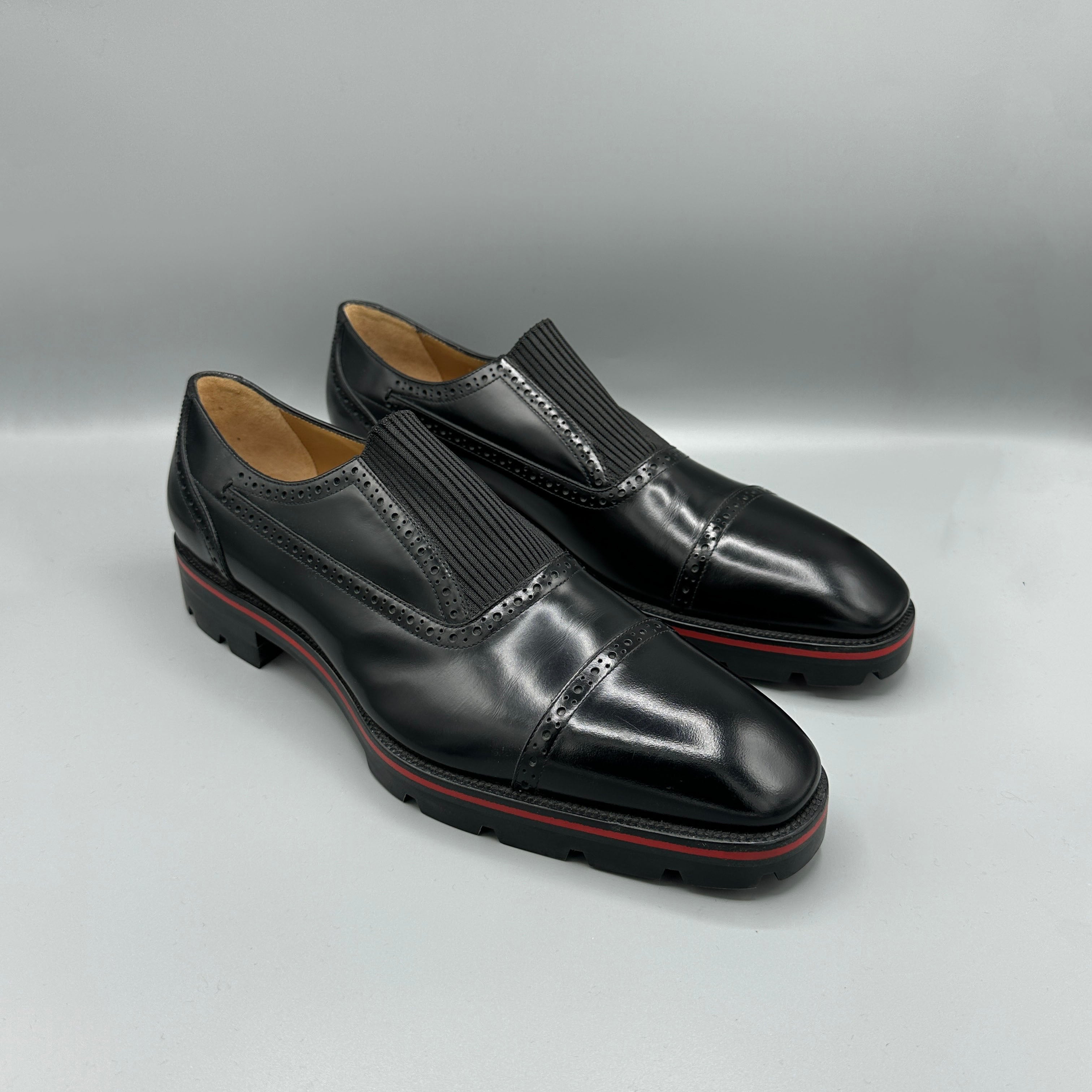 Mocassins noirs Christian Louboutin