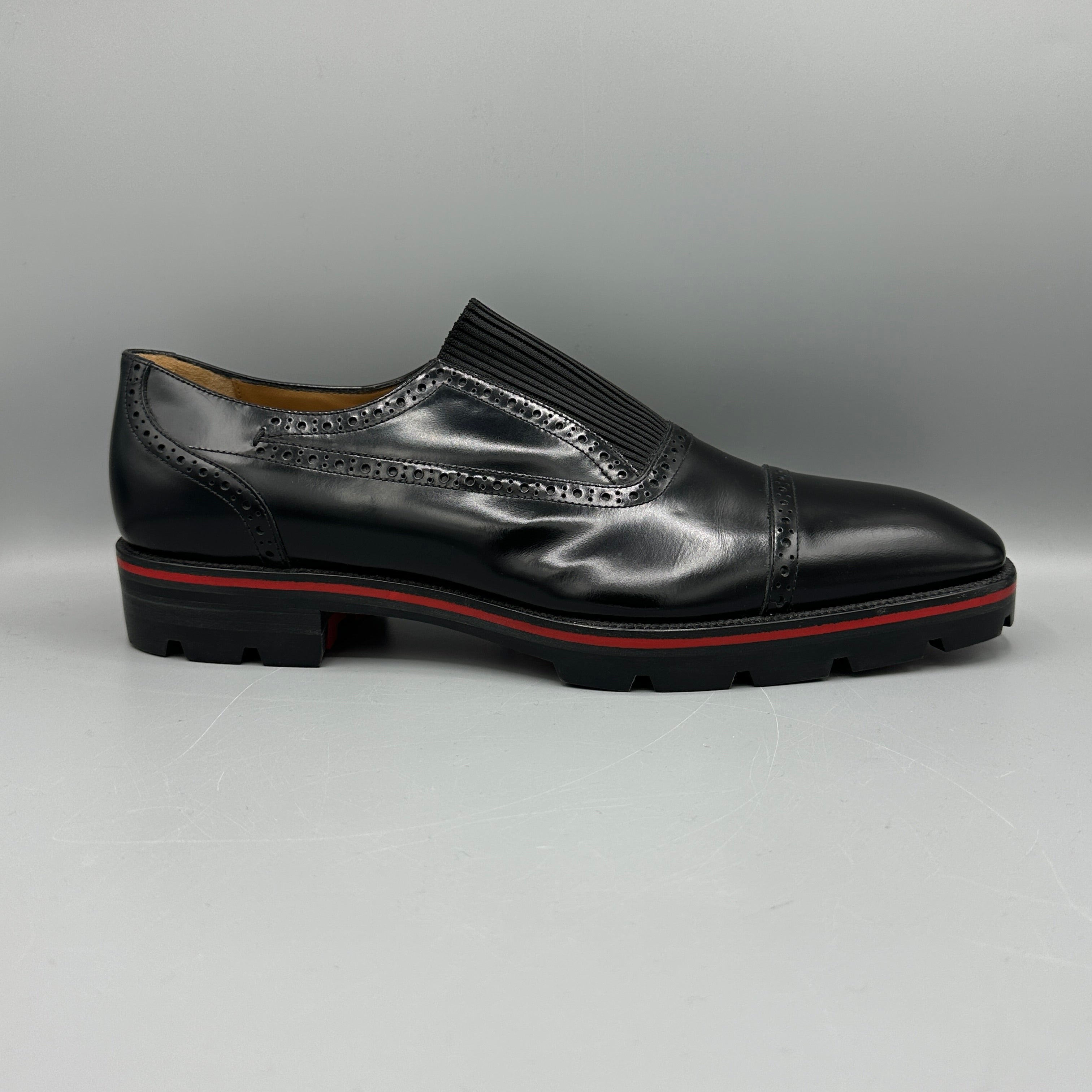 Mocassins noirs Christian Louboutin