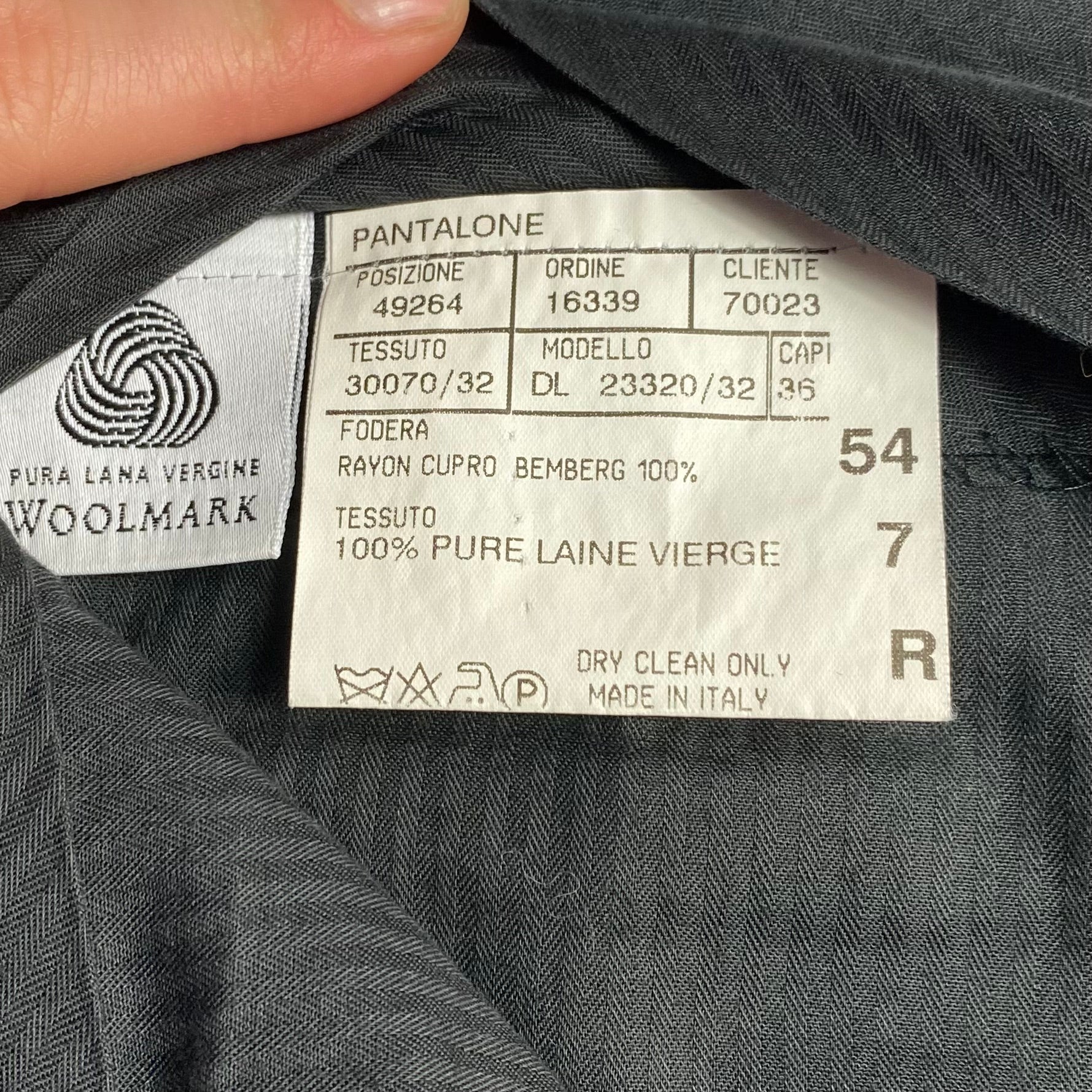 Costume bleu marine non doublé Christian Dior