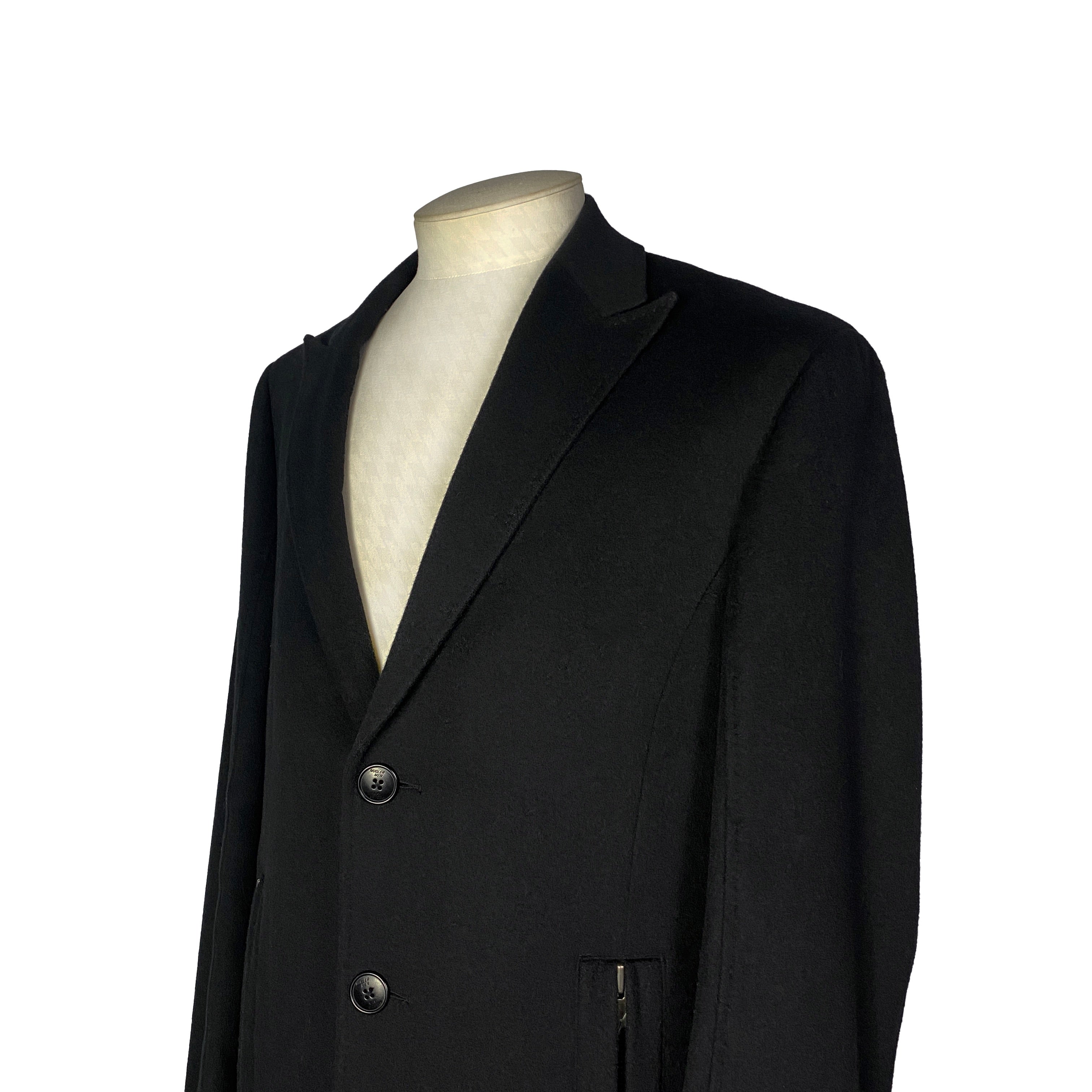 Mugler Men black coat