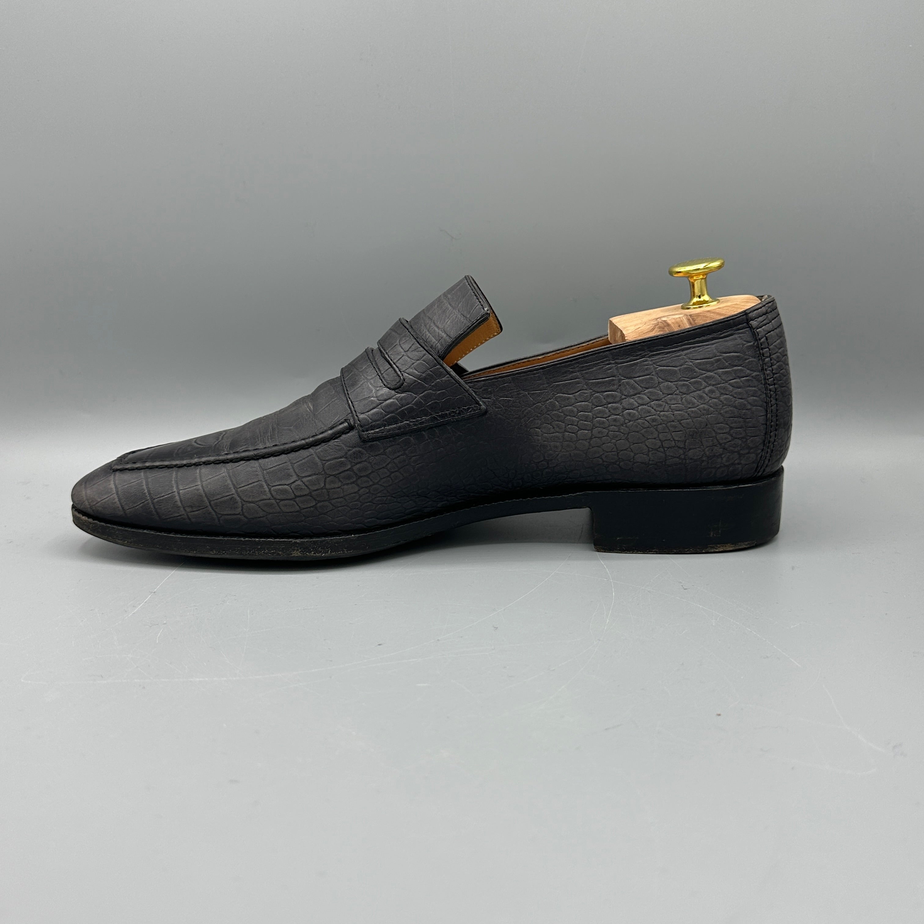 Mocassins gris Berluti