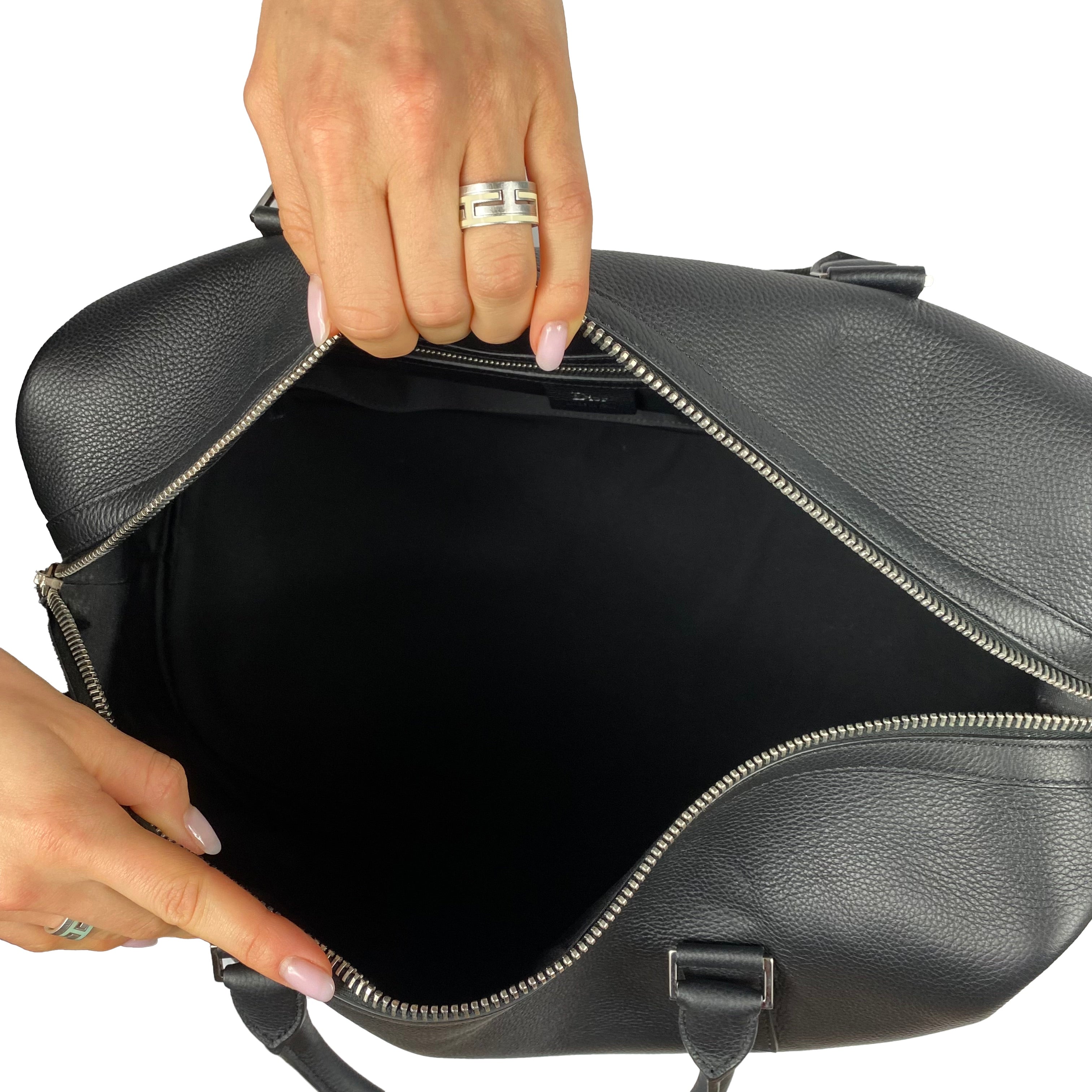 Sac de voyage en cuir Dior homme