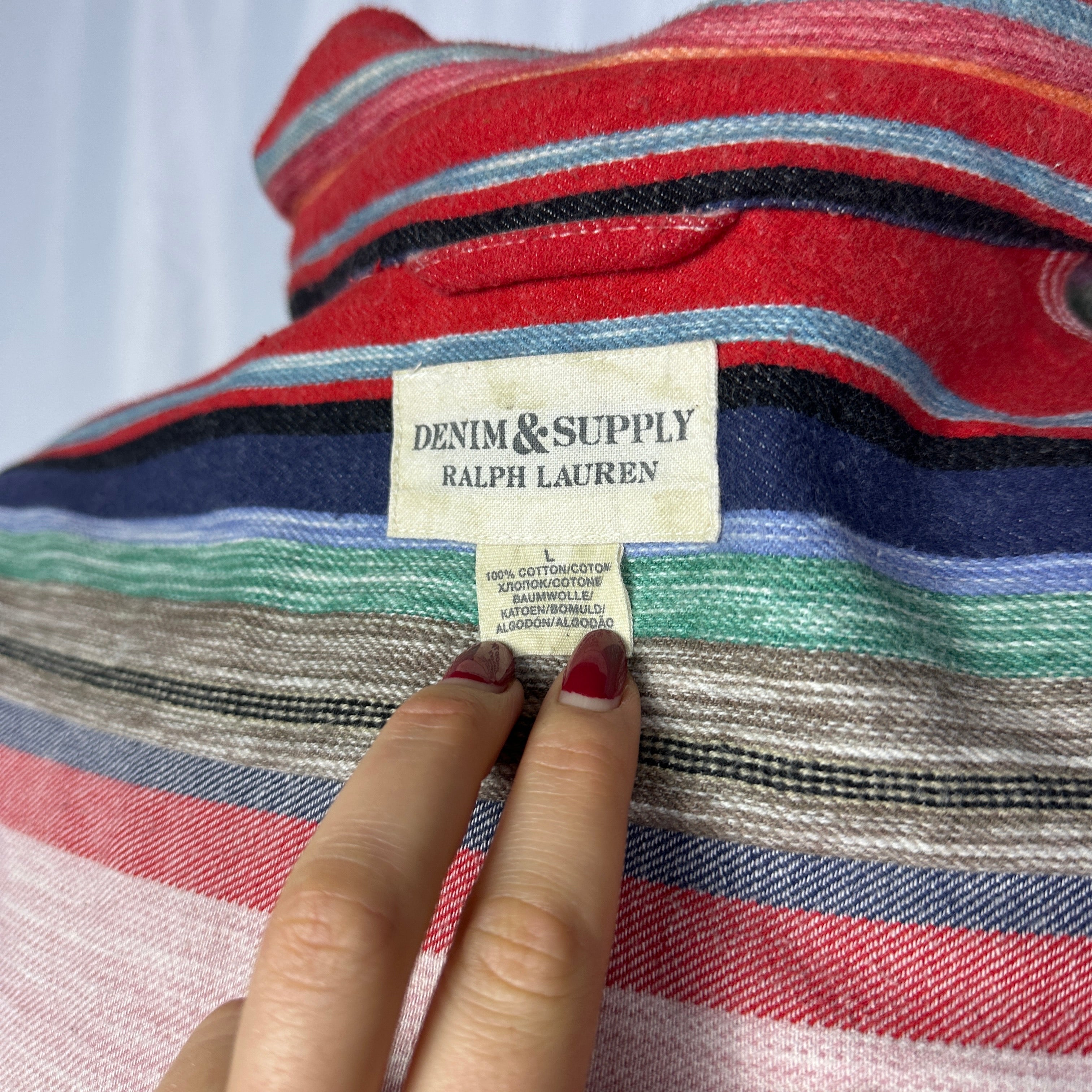 Chemise à rayures Denim & Supply