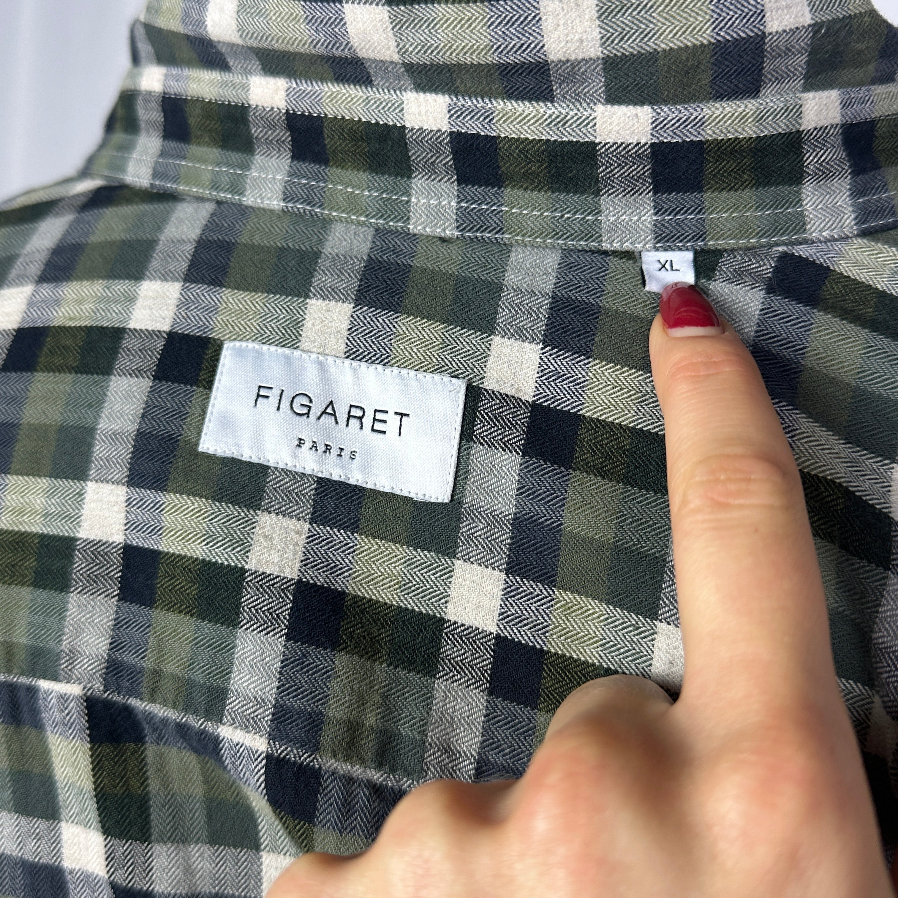 Chemise à carreaux Figaret