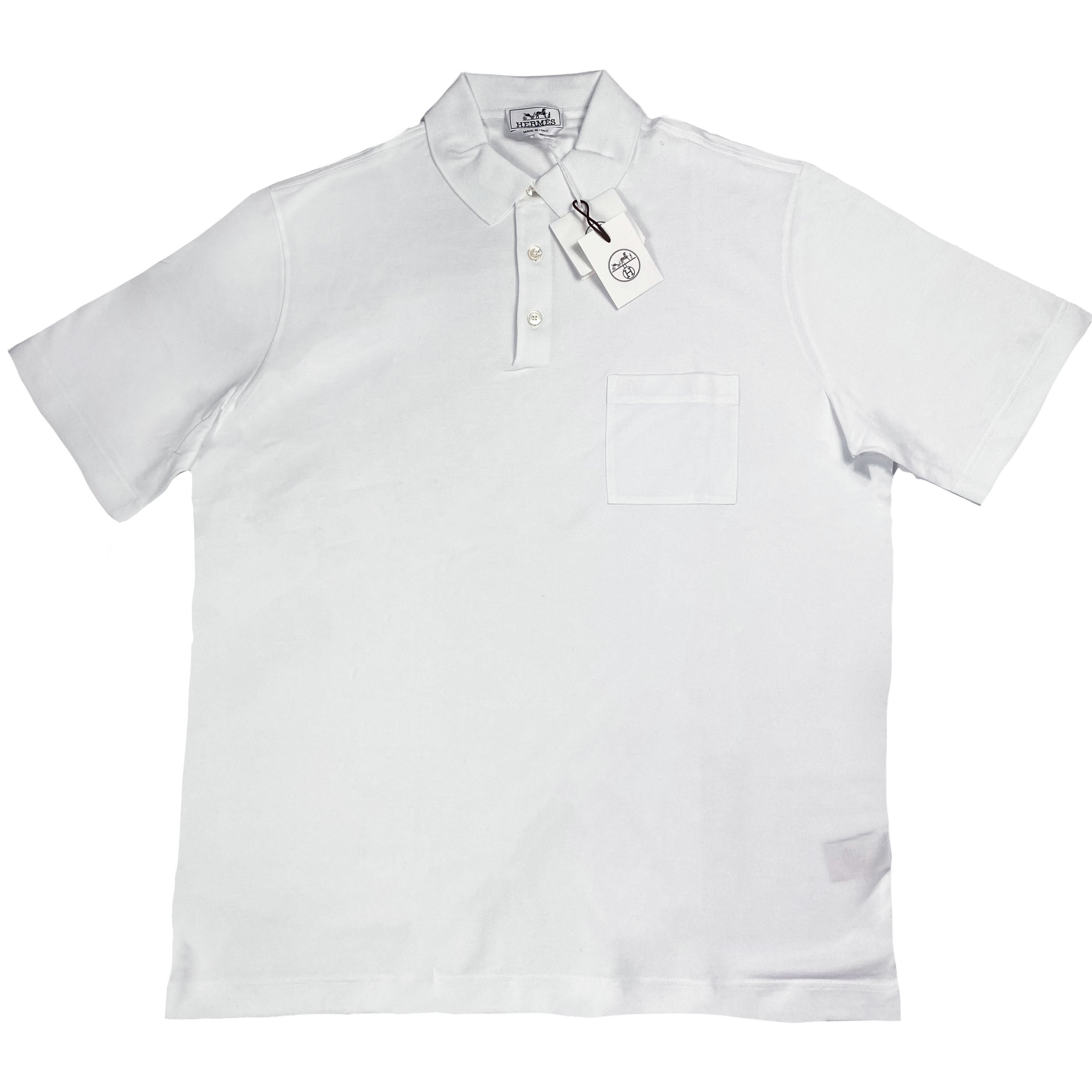 Polo blanc Hermès