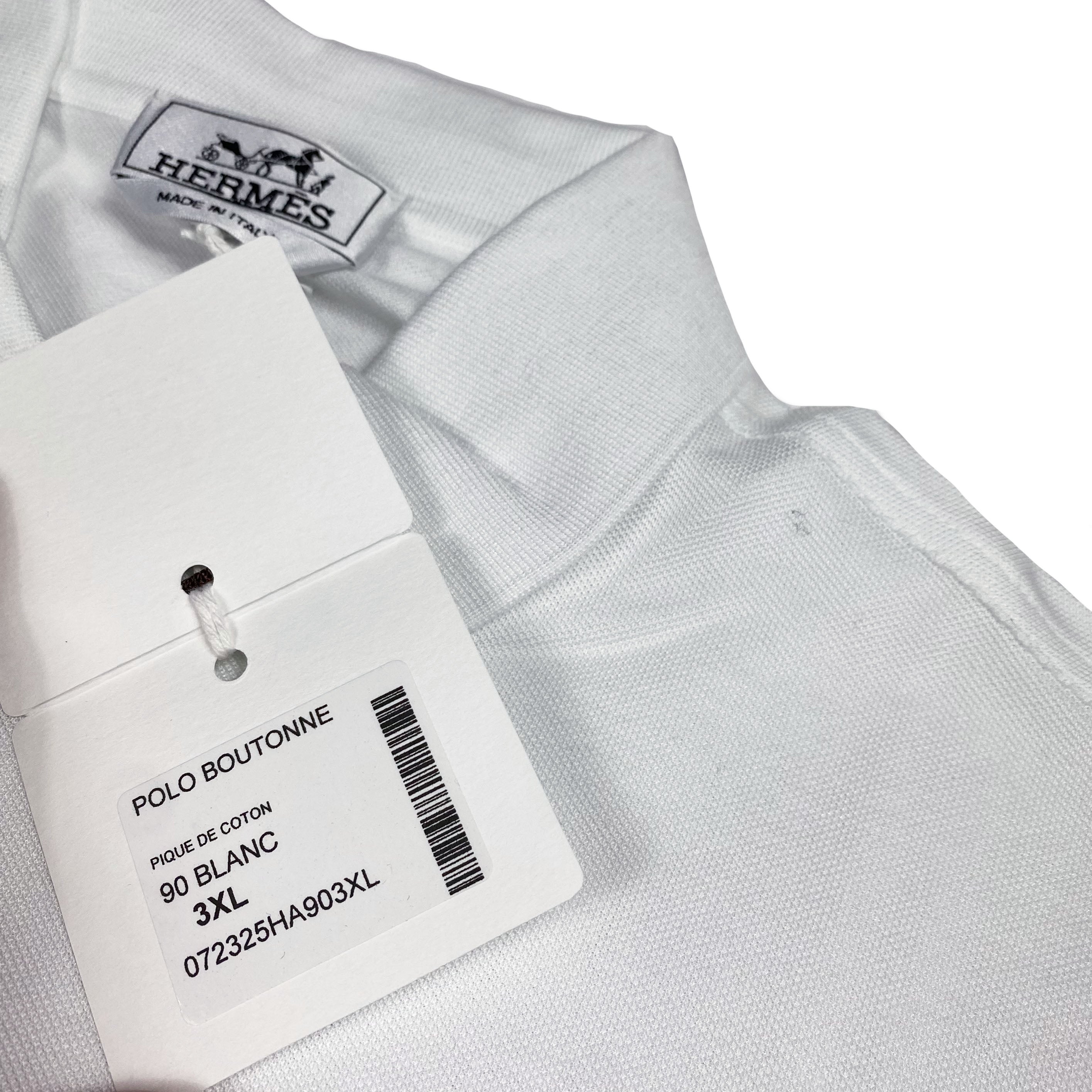 Polo blanc Hermès
