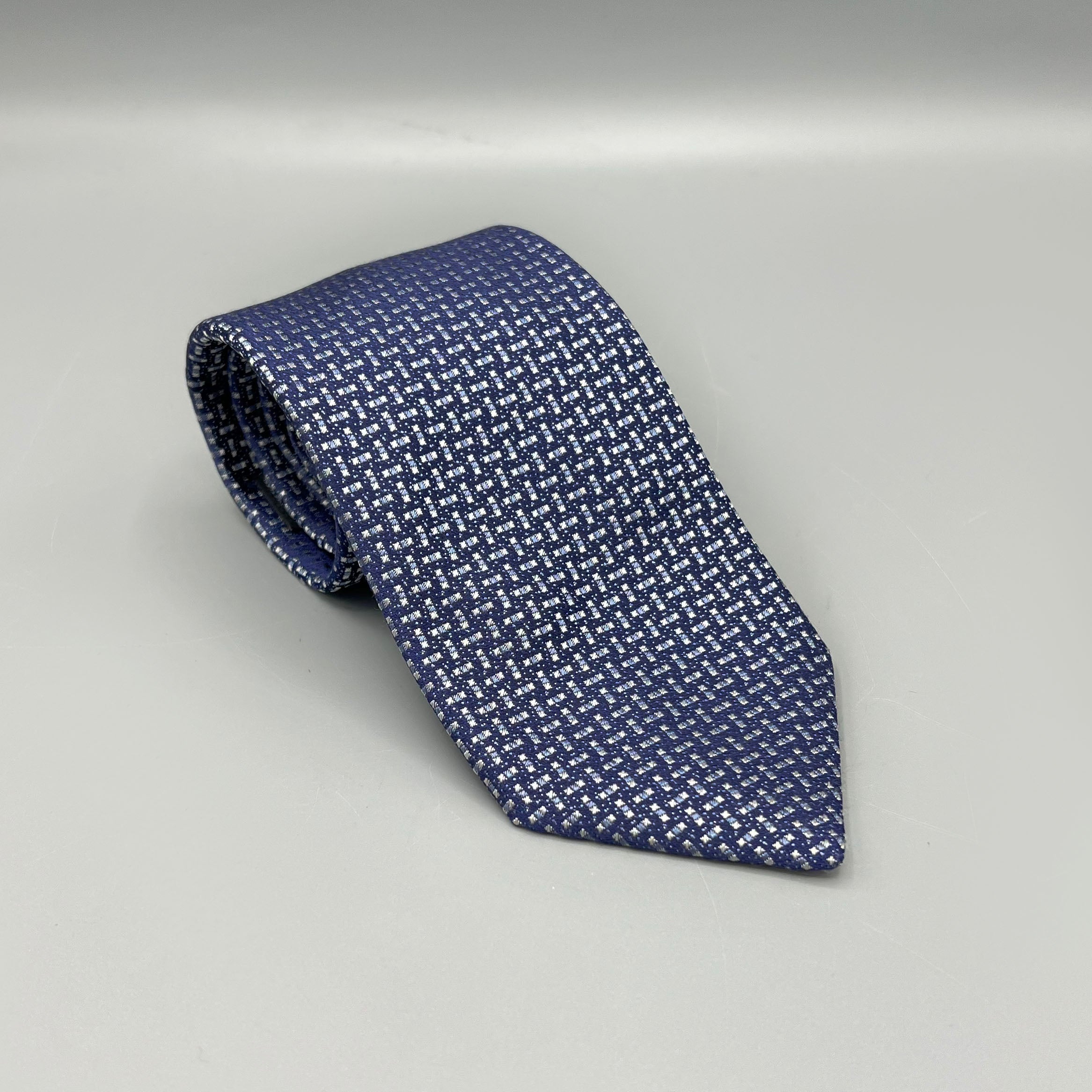 Cravate bleue Lanvin