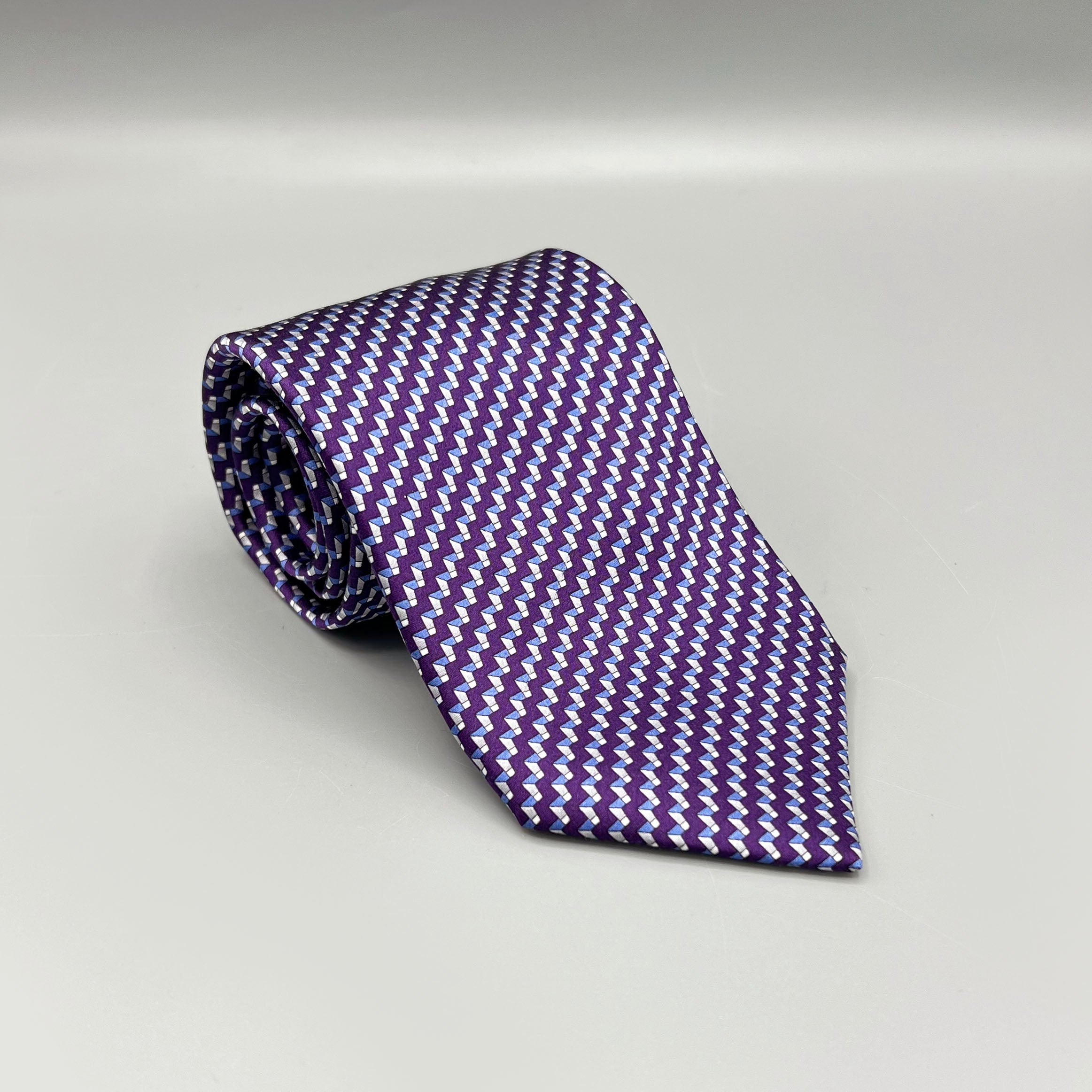Cravate violette Lanvin