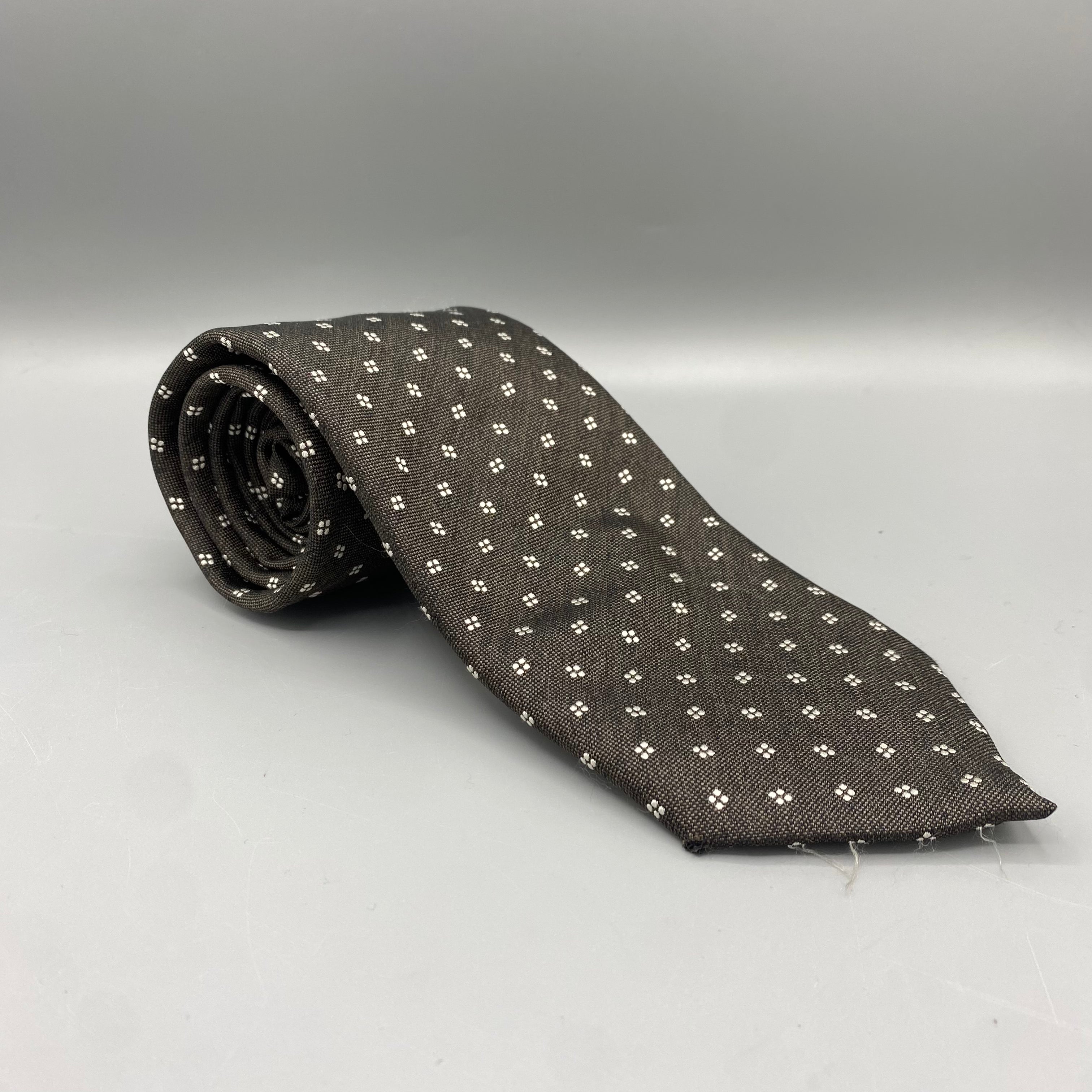 Cravate marron Canali