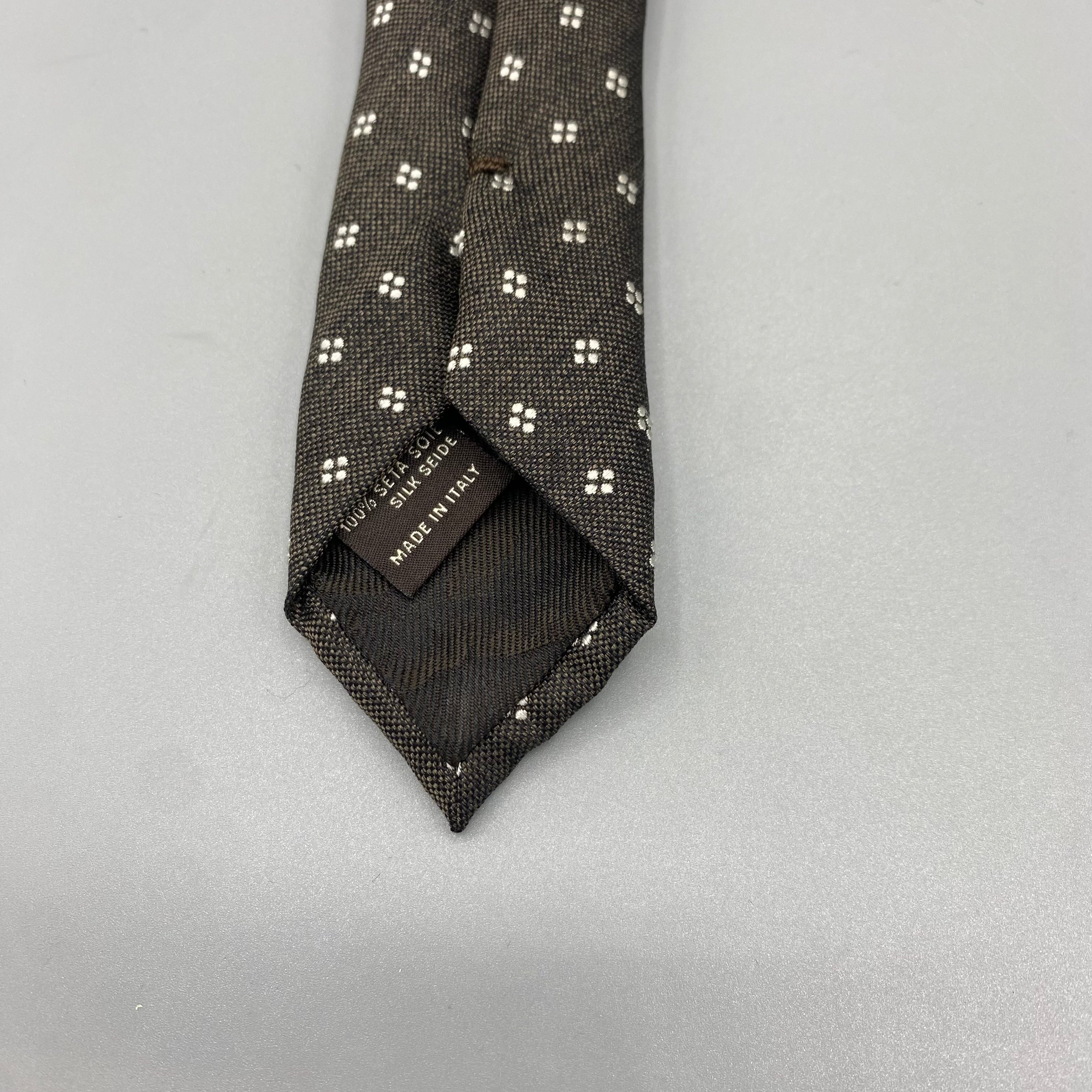 Cravate marron Canali