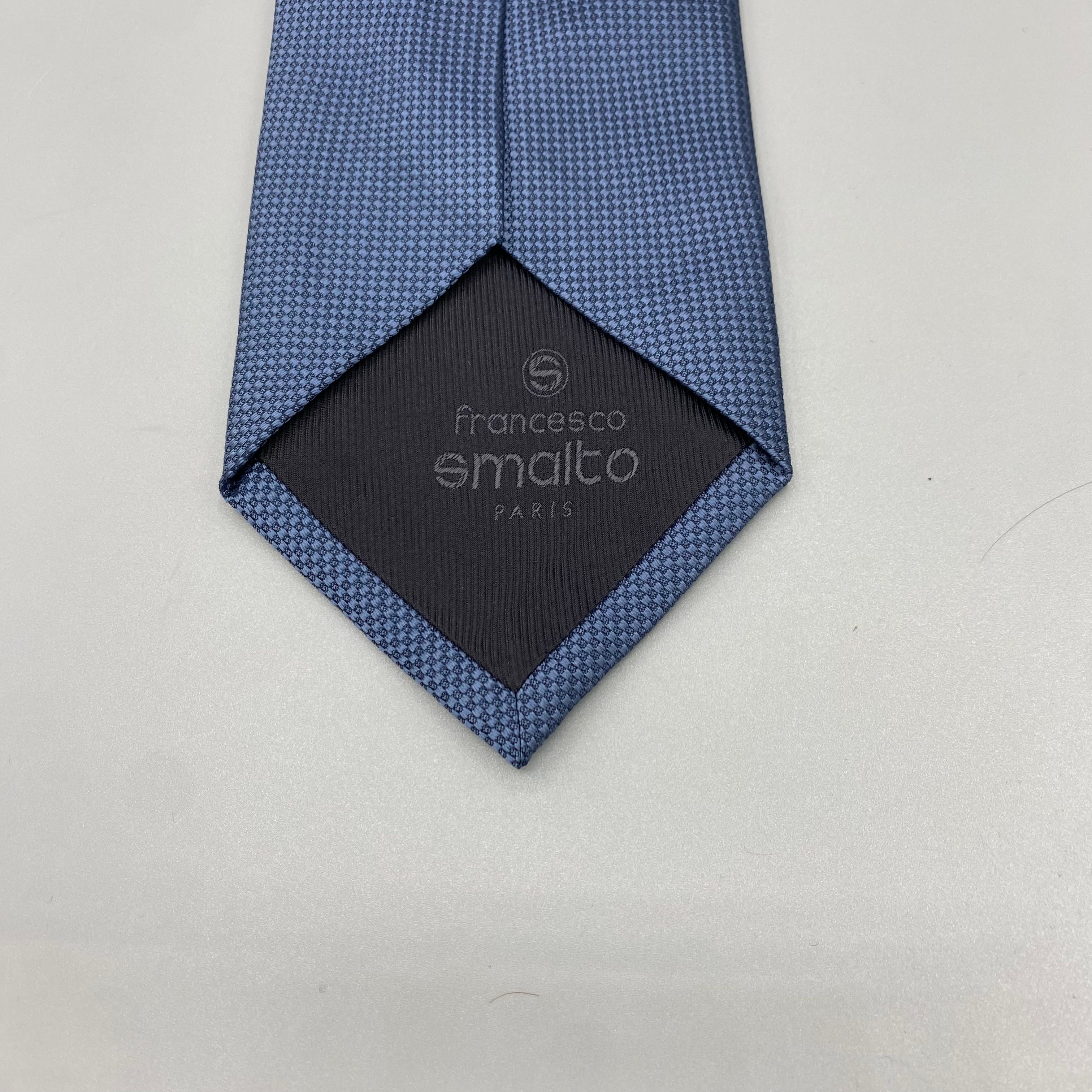 Cravate bleu Smalto