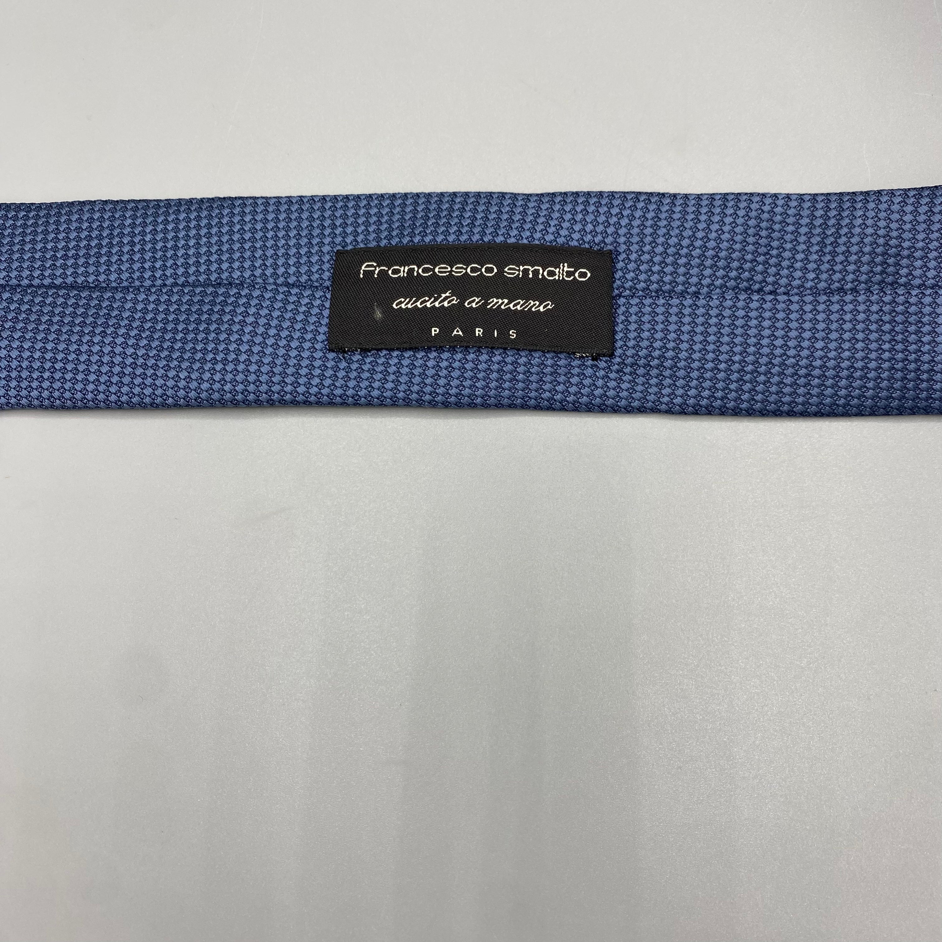 Cravate bleu Smalto