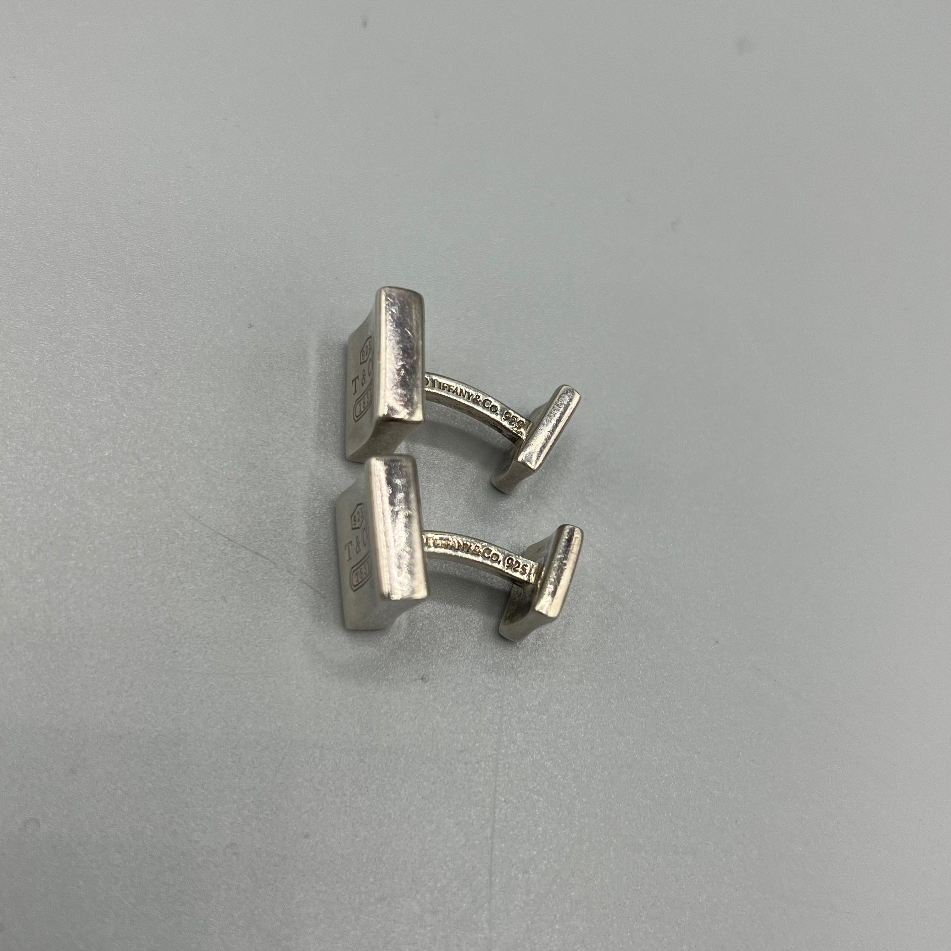 Boutons de manchette en argent Tiffany & Co