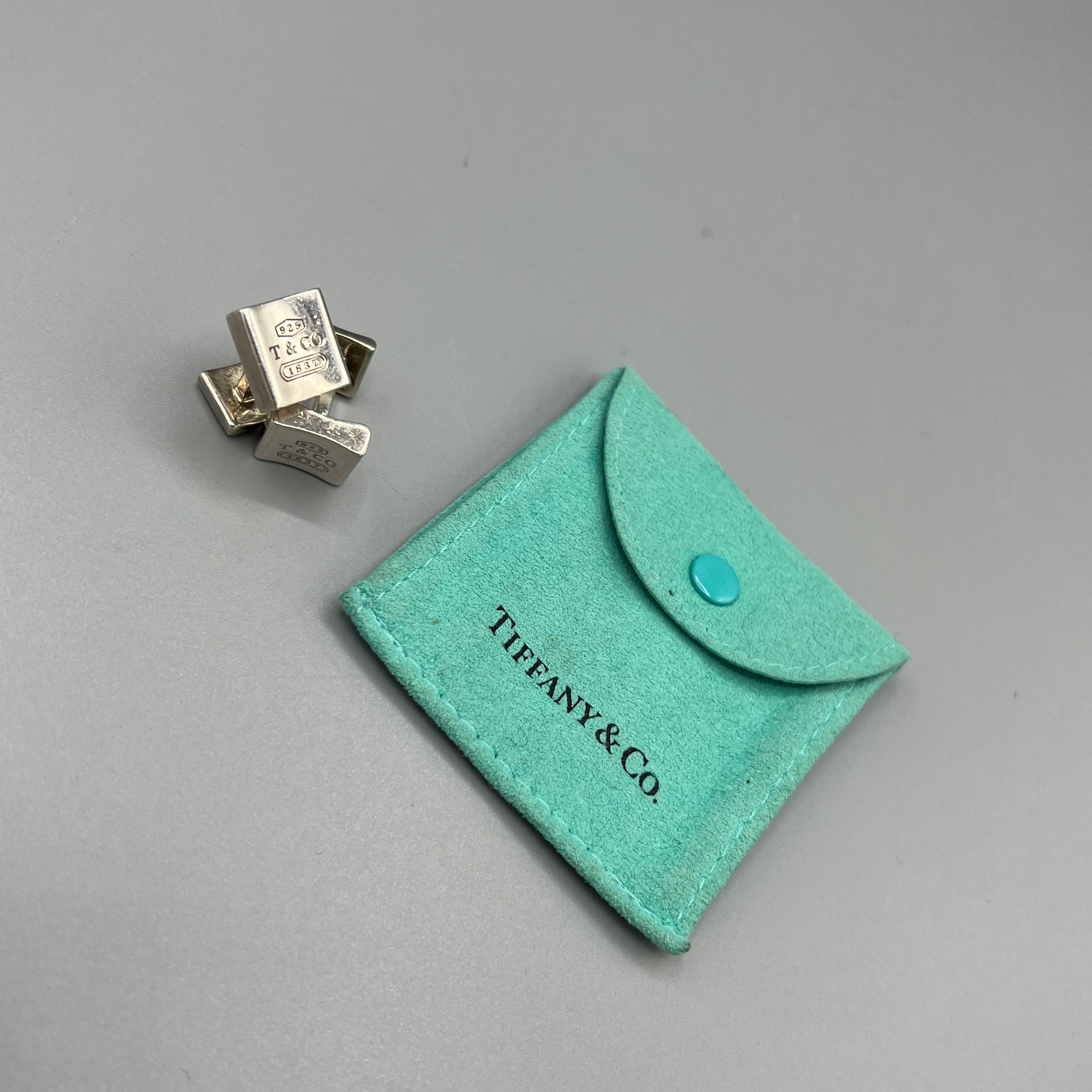 Boutons de manchette en argent Tiffany & Co
