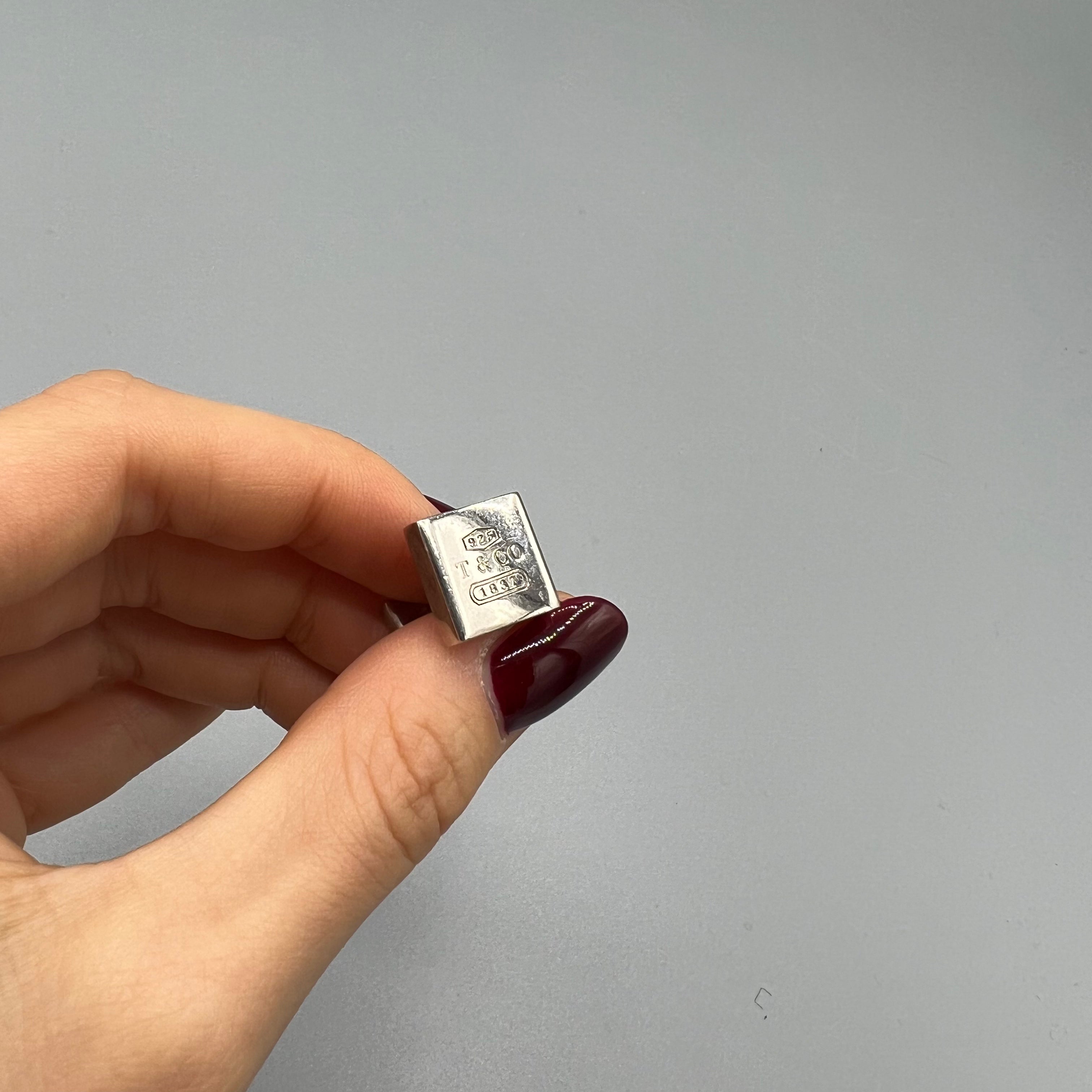 Boutons de manchette en argent Tiffany & Co
