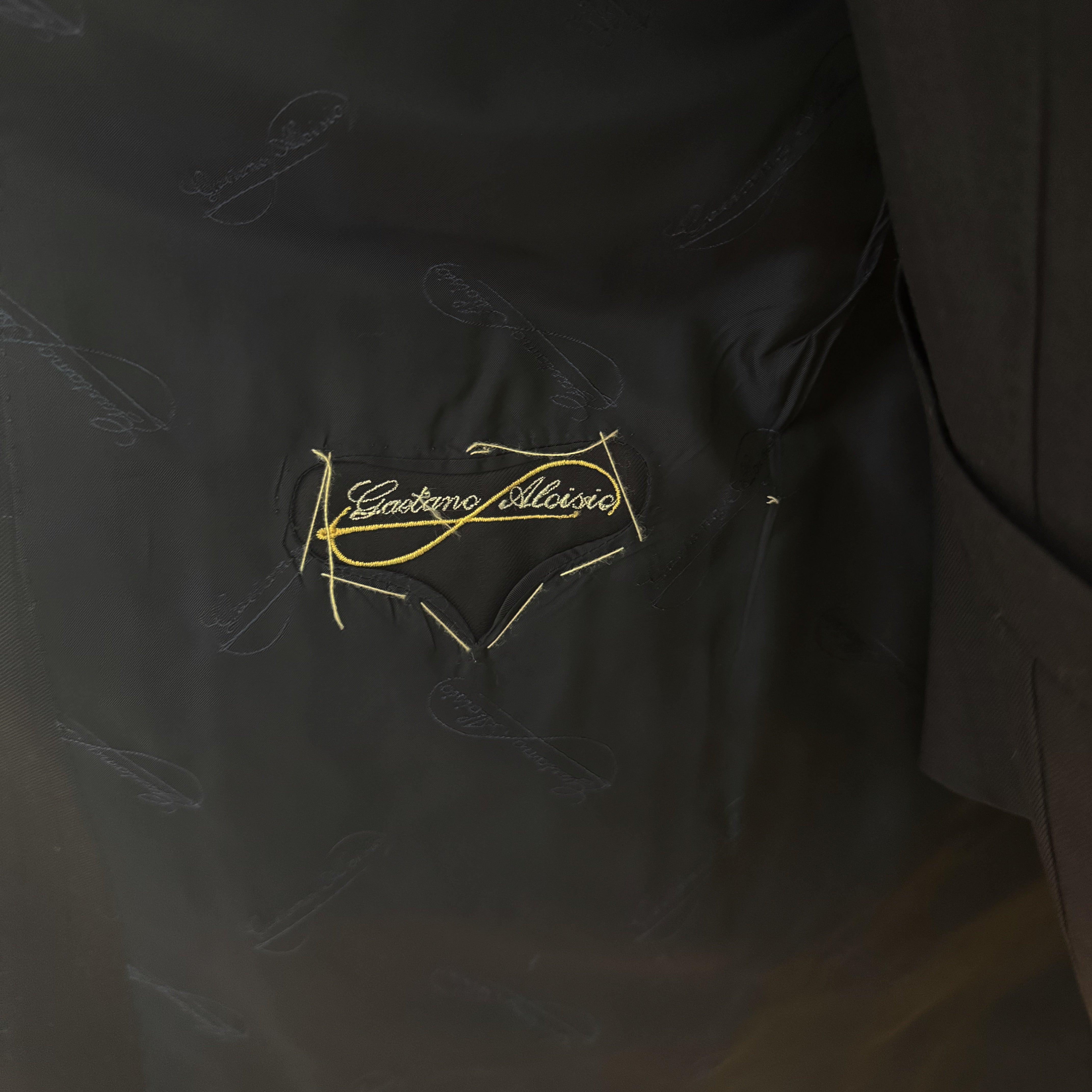 Veste & gilet de costume Gaetano Aloisio bleu marine