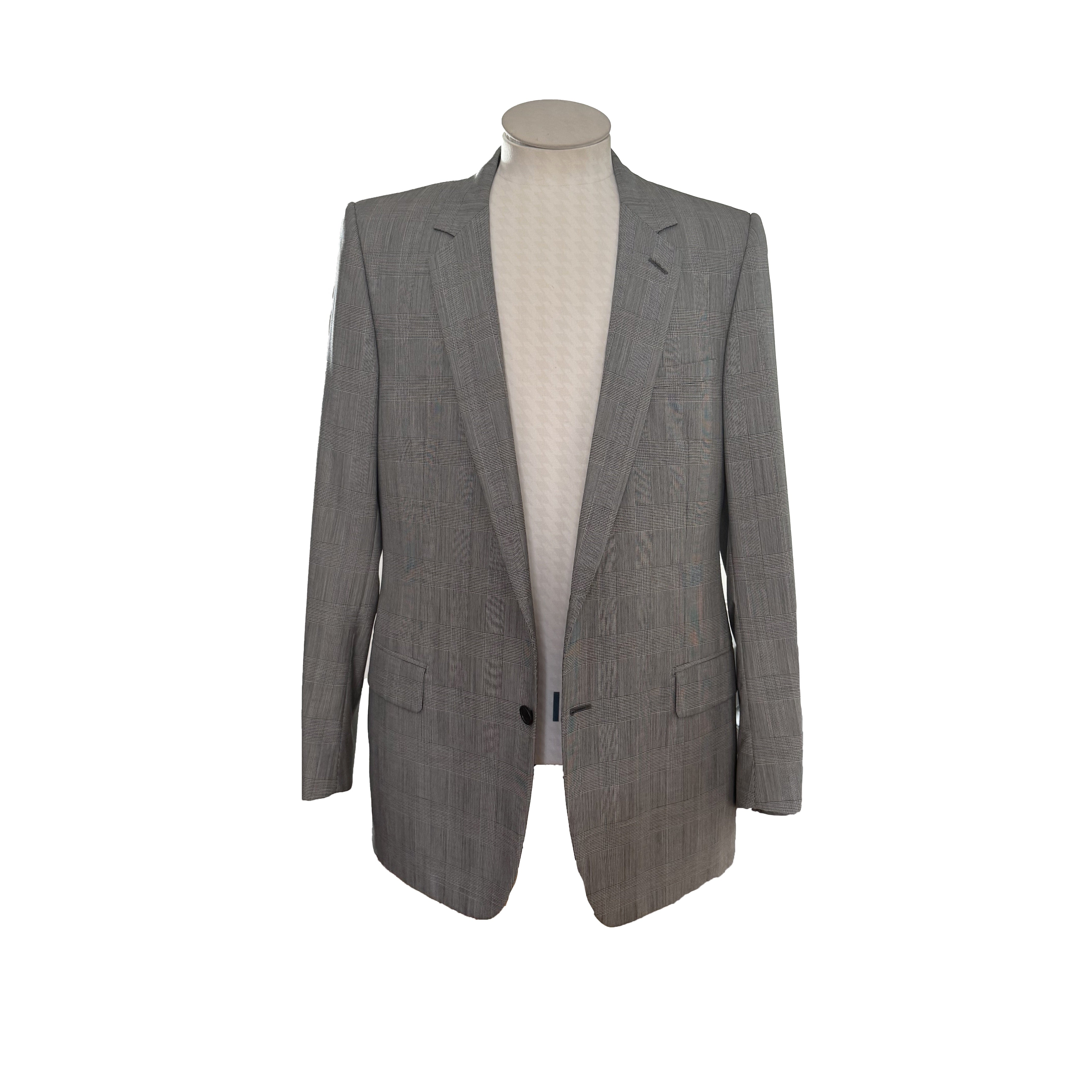 Costume Dior Prince de Galles gris clair