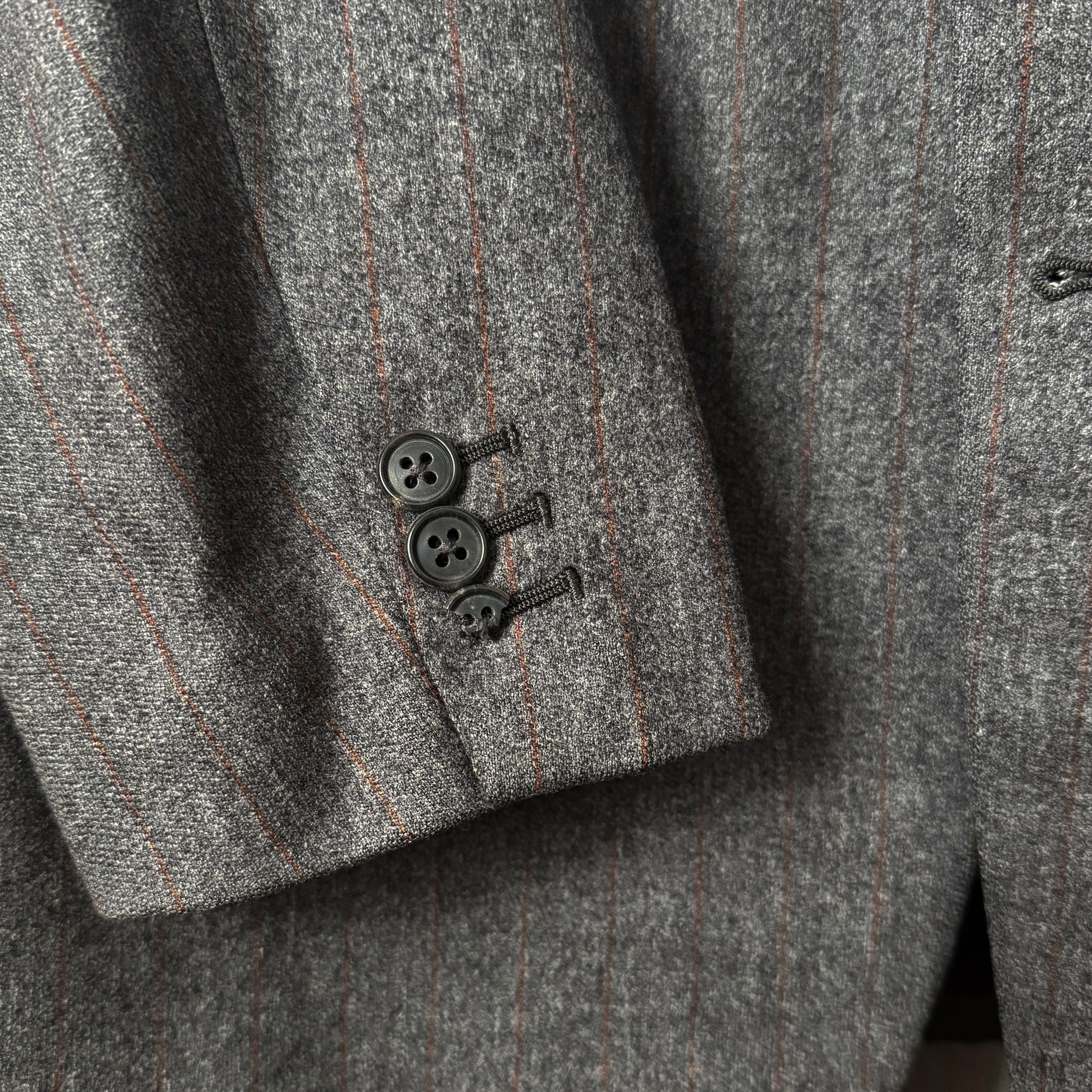 Costume gris à rayures Hermès