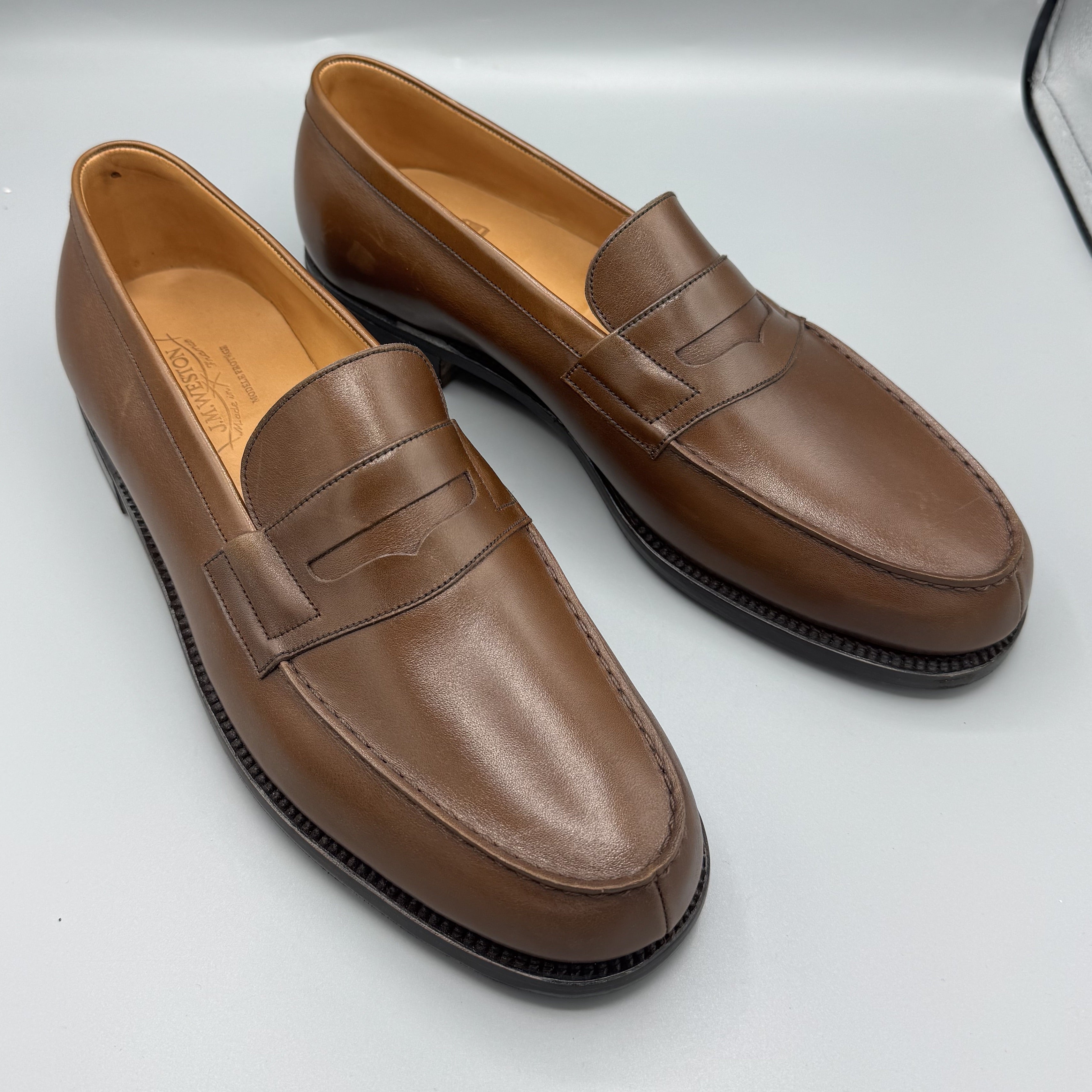 Mocassins J.M. Weston  180 marron