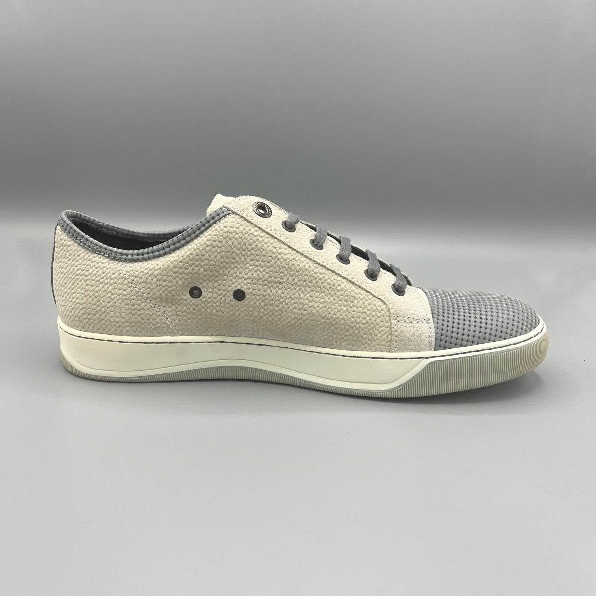 Basket beige et grise Lanvin - Le Beau Gustave