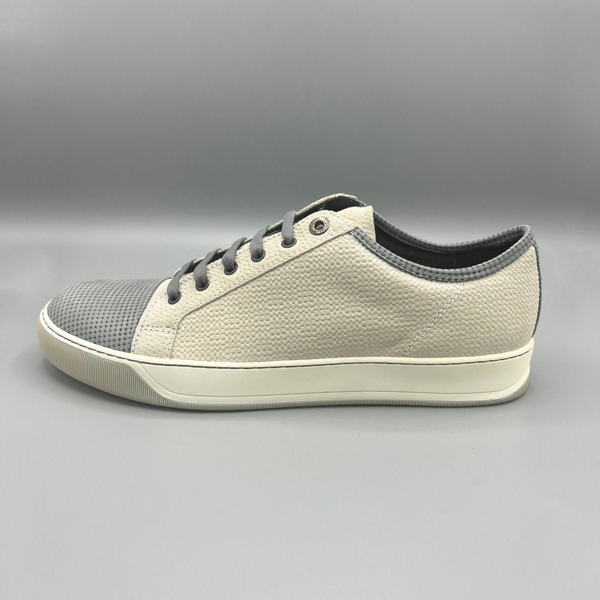 Basket beige et grise Lanvin - Le Beau Gustave