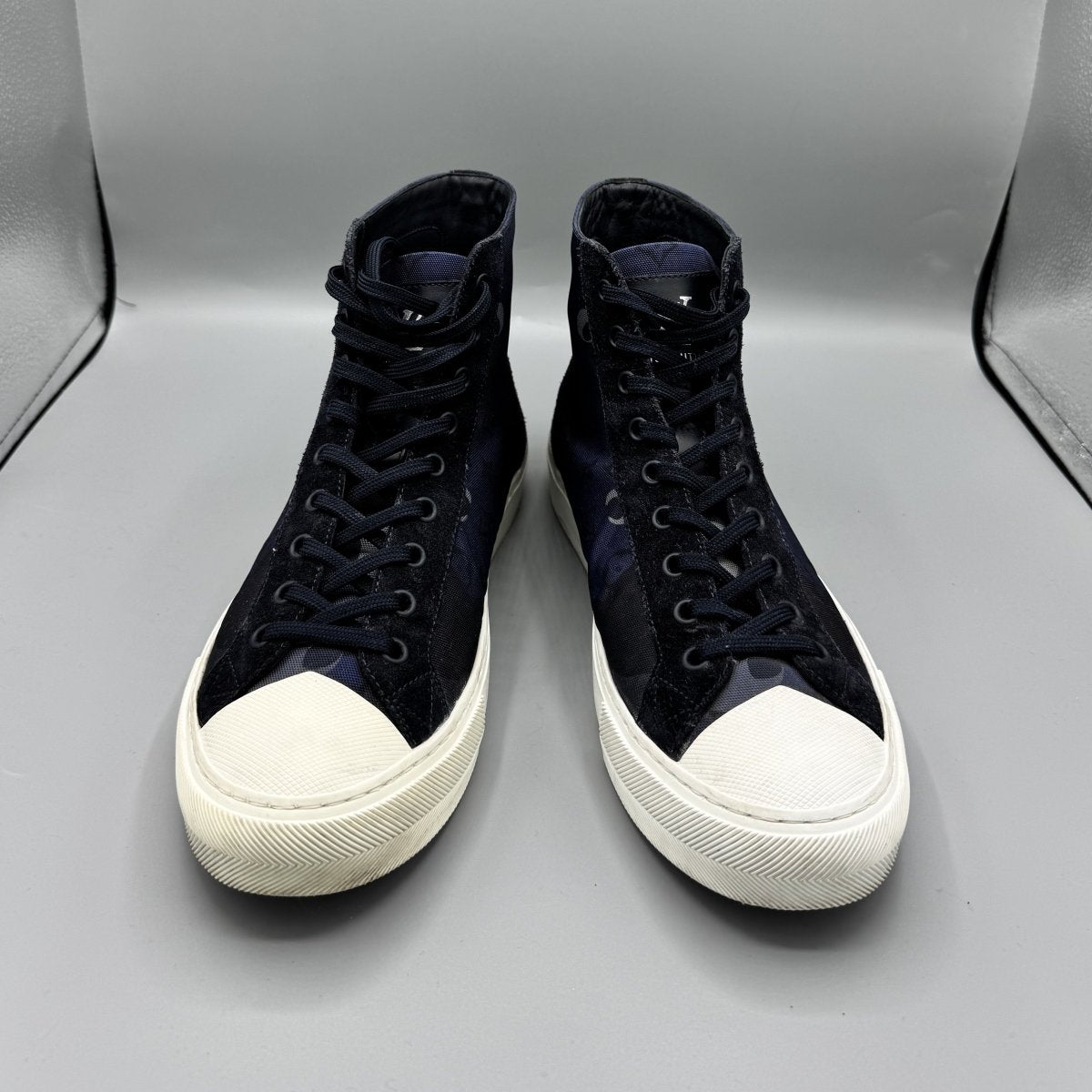 Baskets montantes Louis Vuitton Tattoo Monogram Galaxy bleu marine - Le Beau Gustave