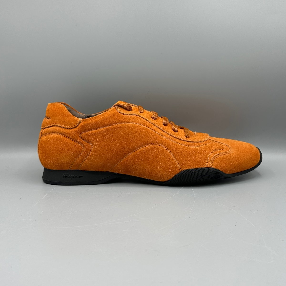 Baskets orange Ferragamo - Le Beau Gustave