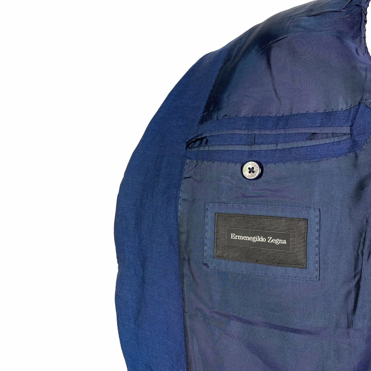 Blazer bleu Ermenegildo Zegna - Le Beau Gustave