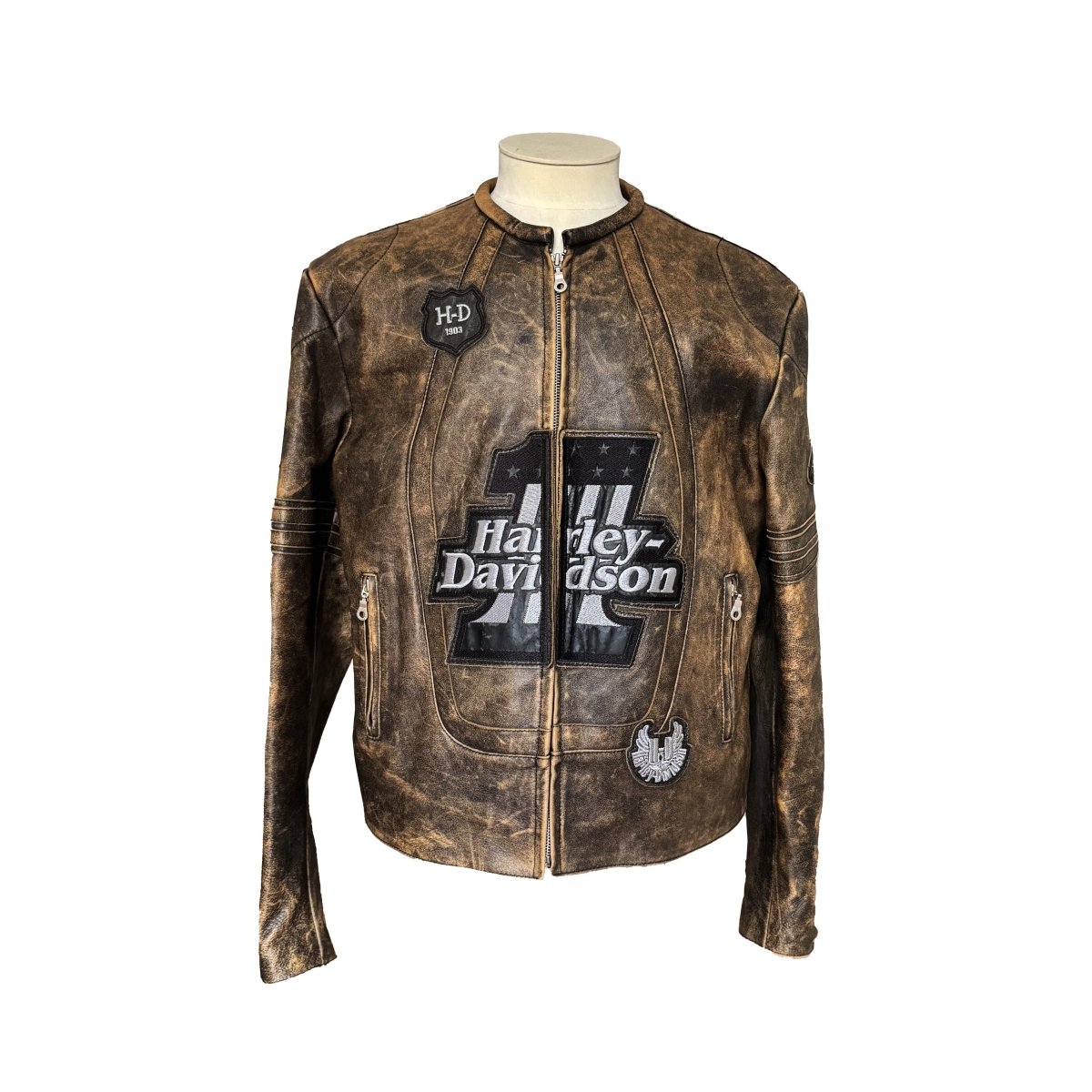 Blouson en cuir Harley-Davidson 100e anniversaire Legends Live - Le Beau Gustave